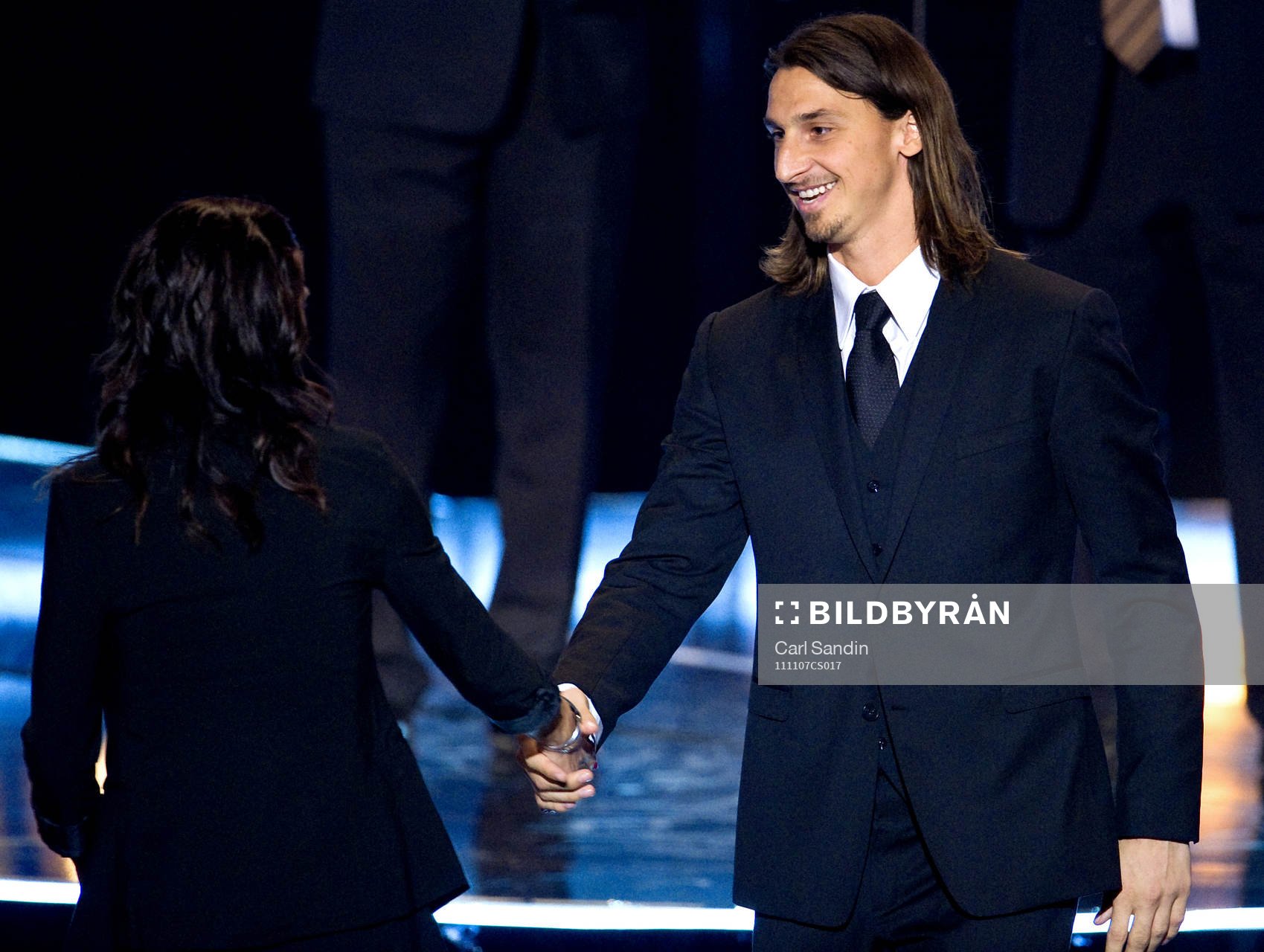 Lotta Schelin och Zlatan Ibrahimovic, årets forward