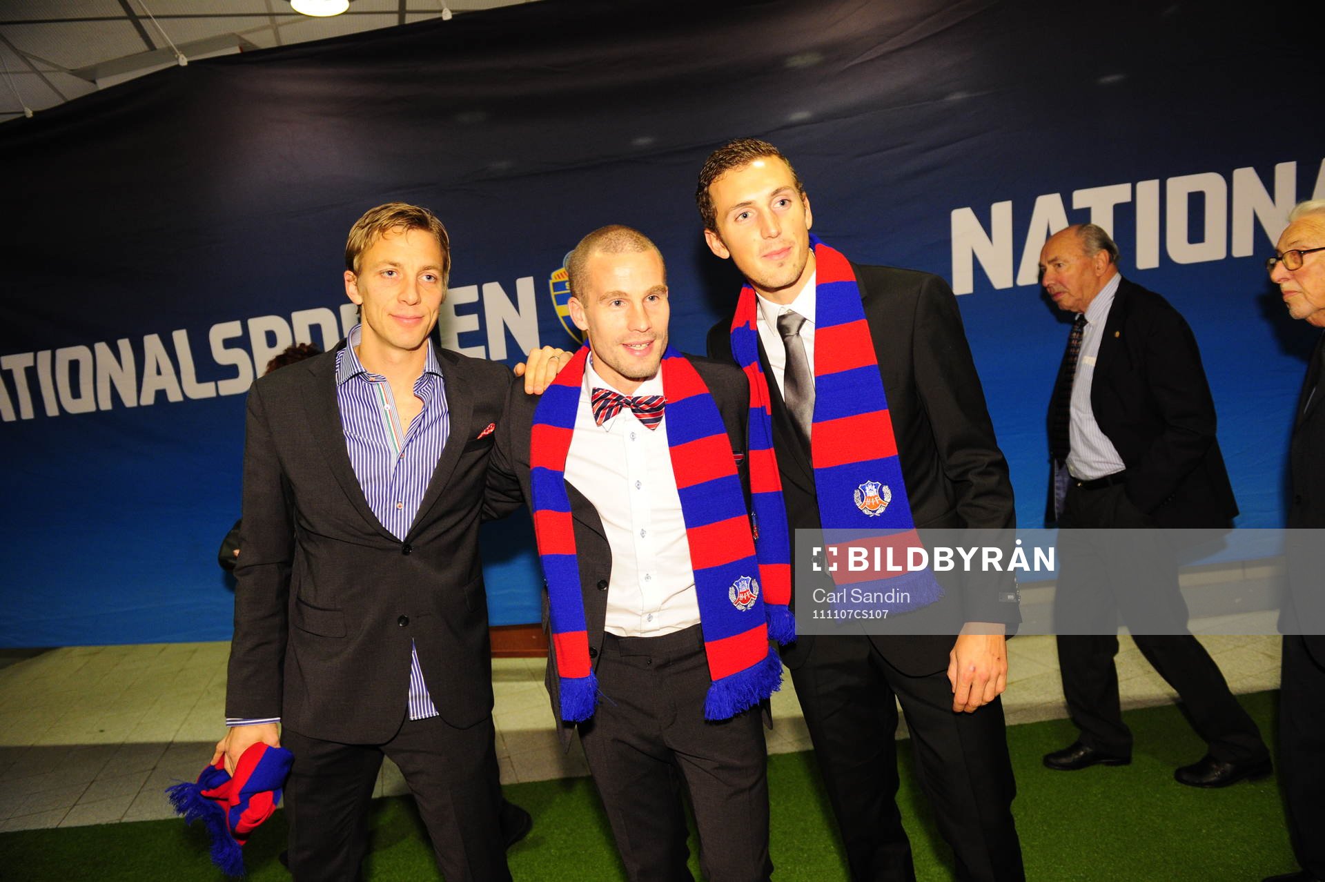 Erik Edman, Christoffer Andersson och Alexander gerndt,