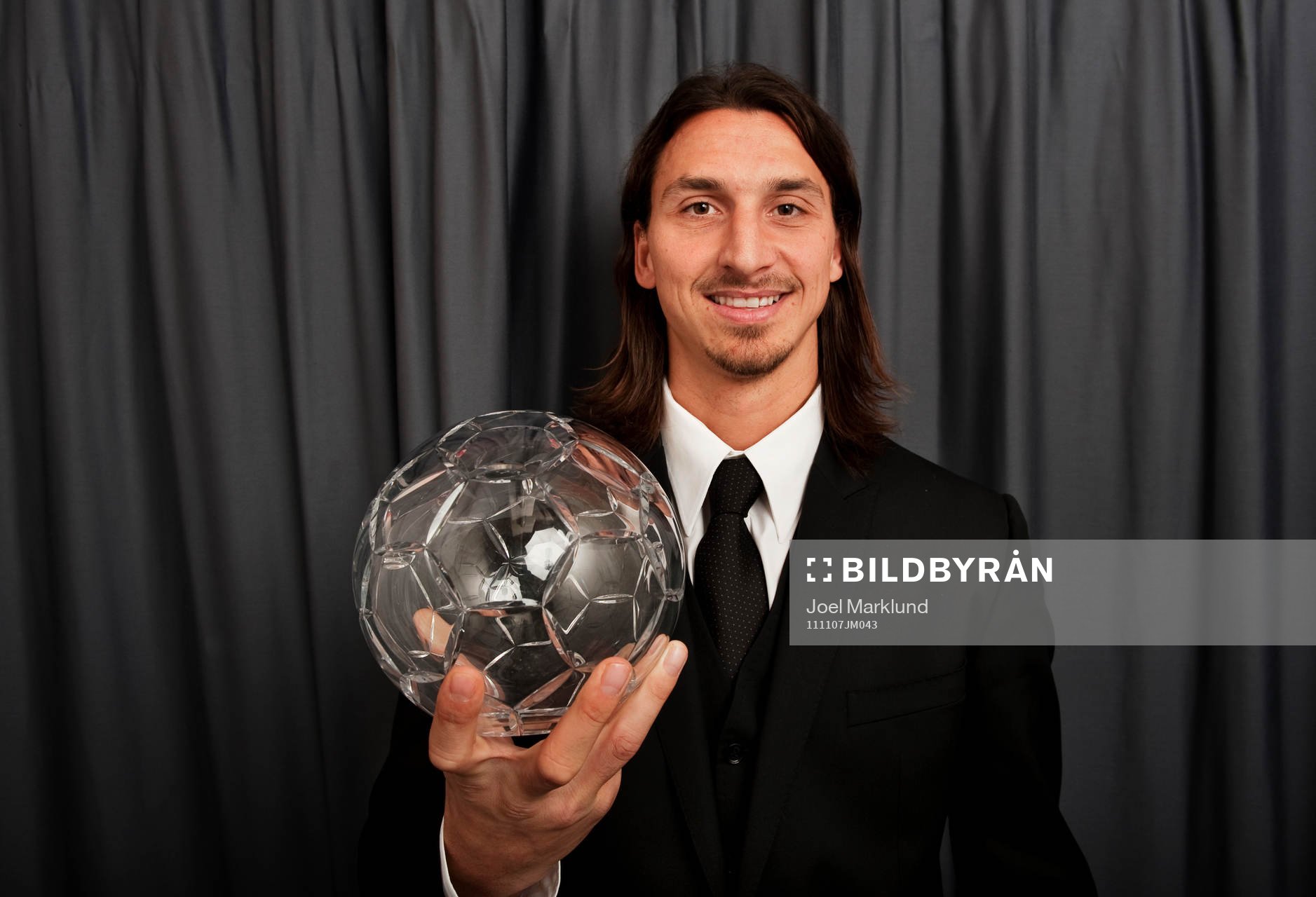 Vinnare av Årets forward, herr: Zlatan Ibrahimovic, AC