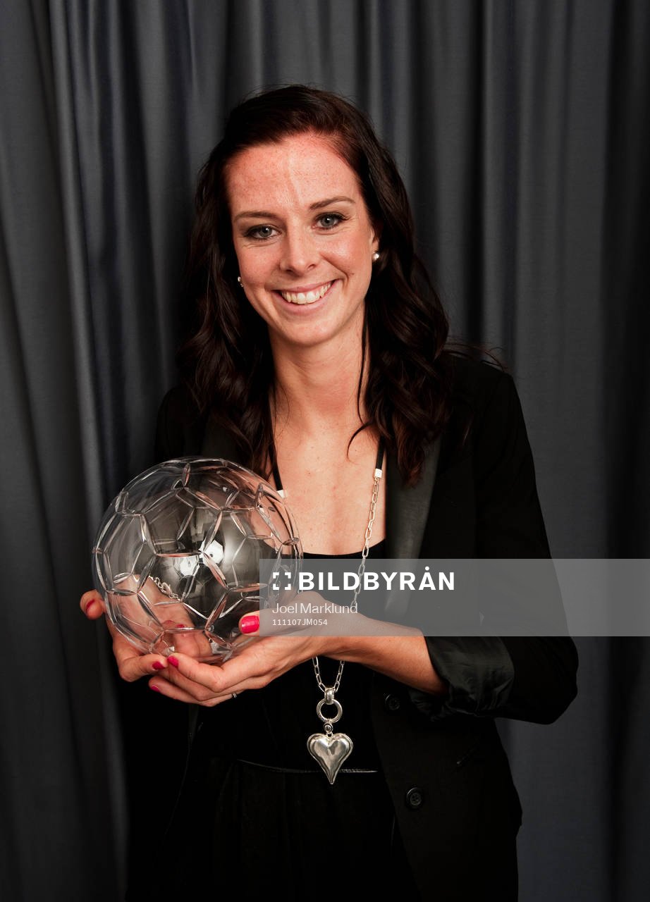 Vinnare av Årets forward, dam: Lotta Schelin, Lyon