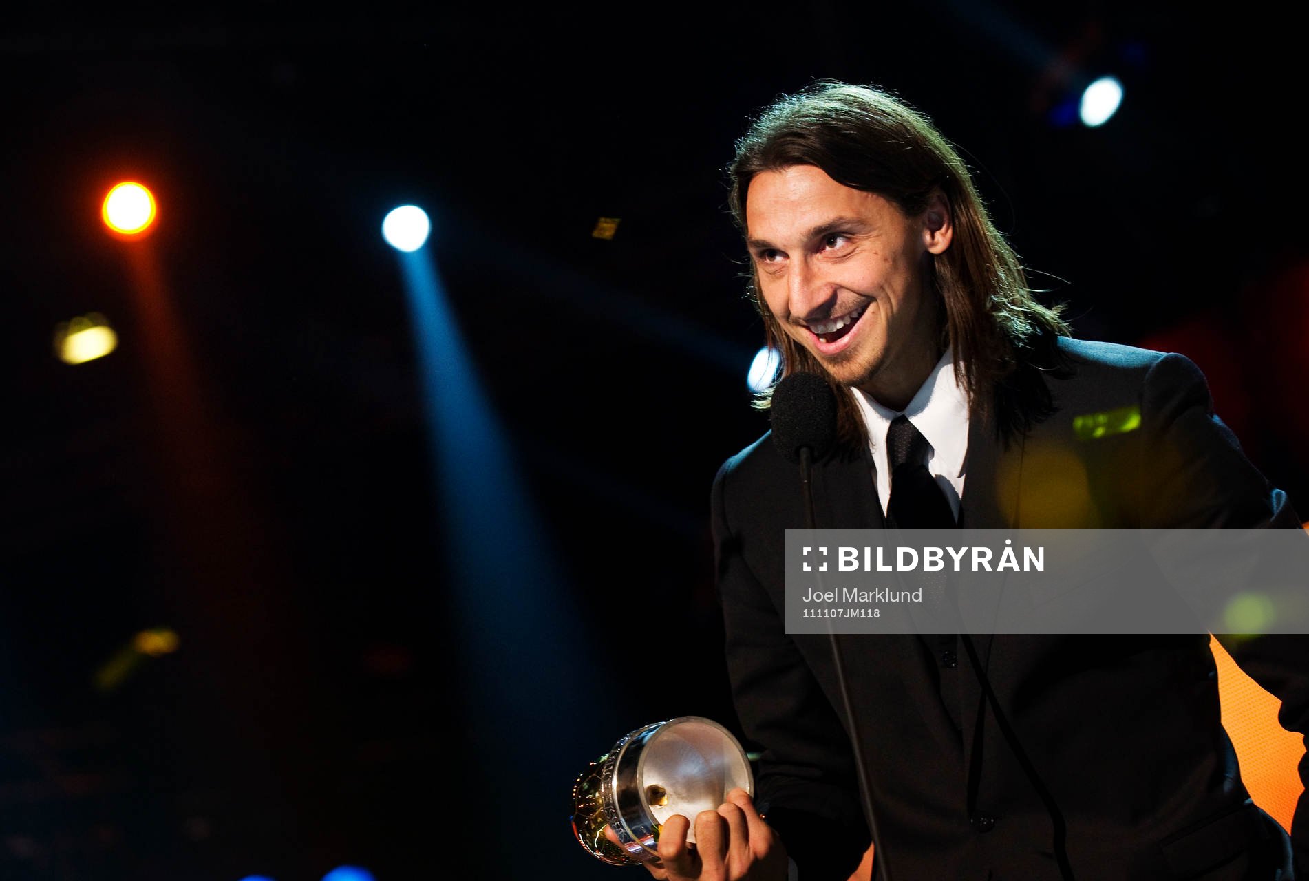 Vinnaren av Guldbollen 2011: Zlatan Ibrahimovic, AC Milan
