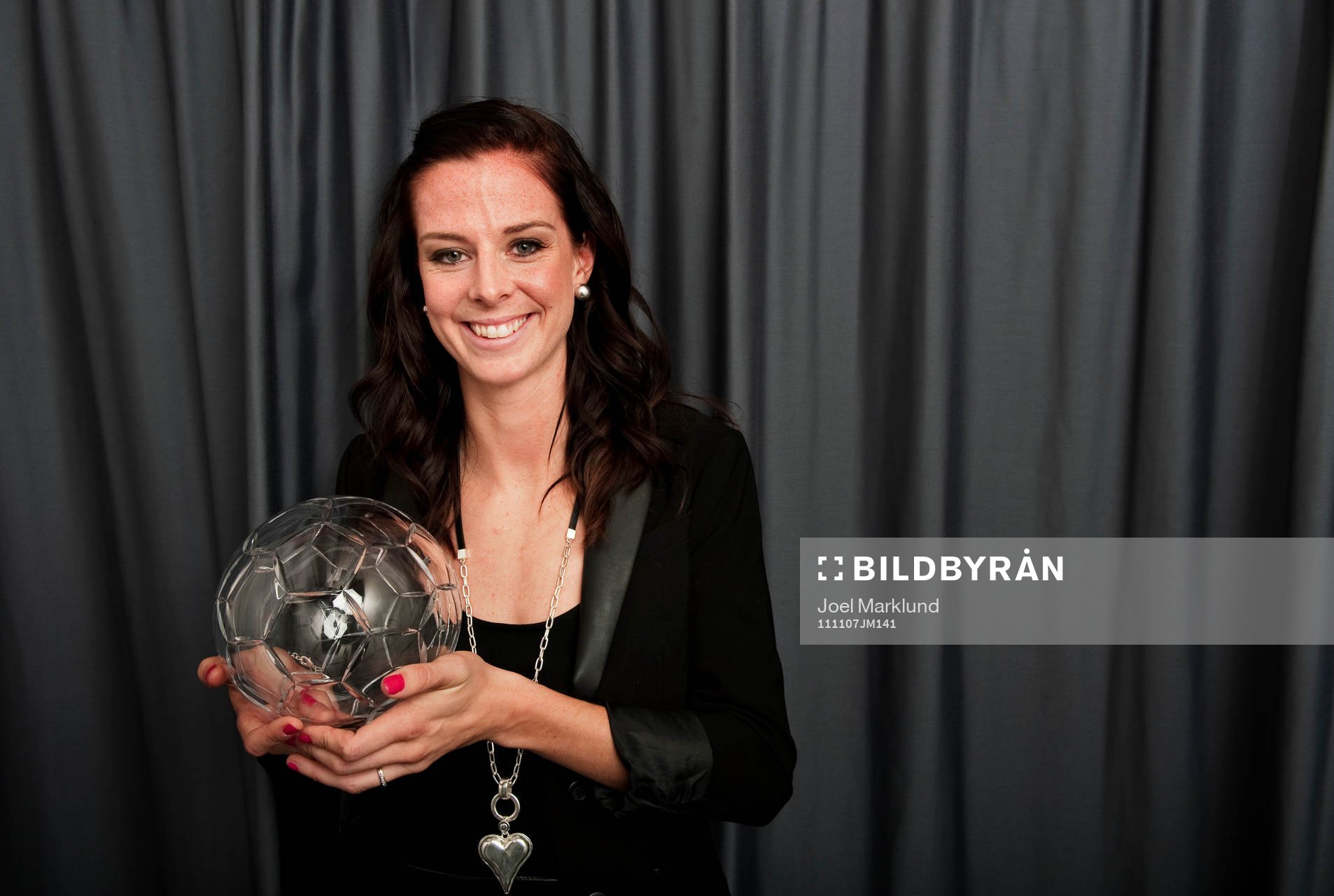 Vinnare av Årets forward, dam: Lotta Schelin, Lyon
