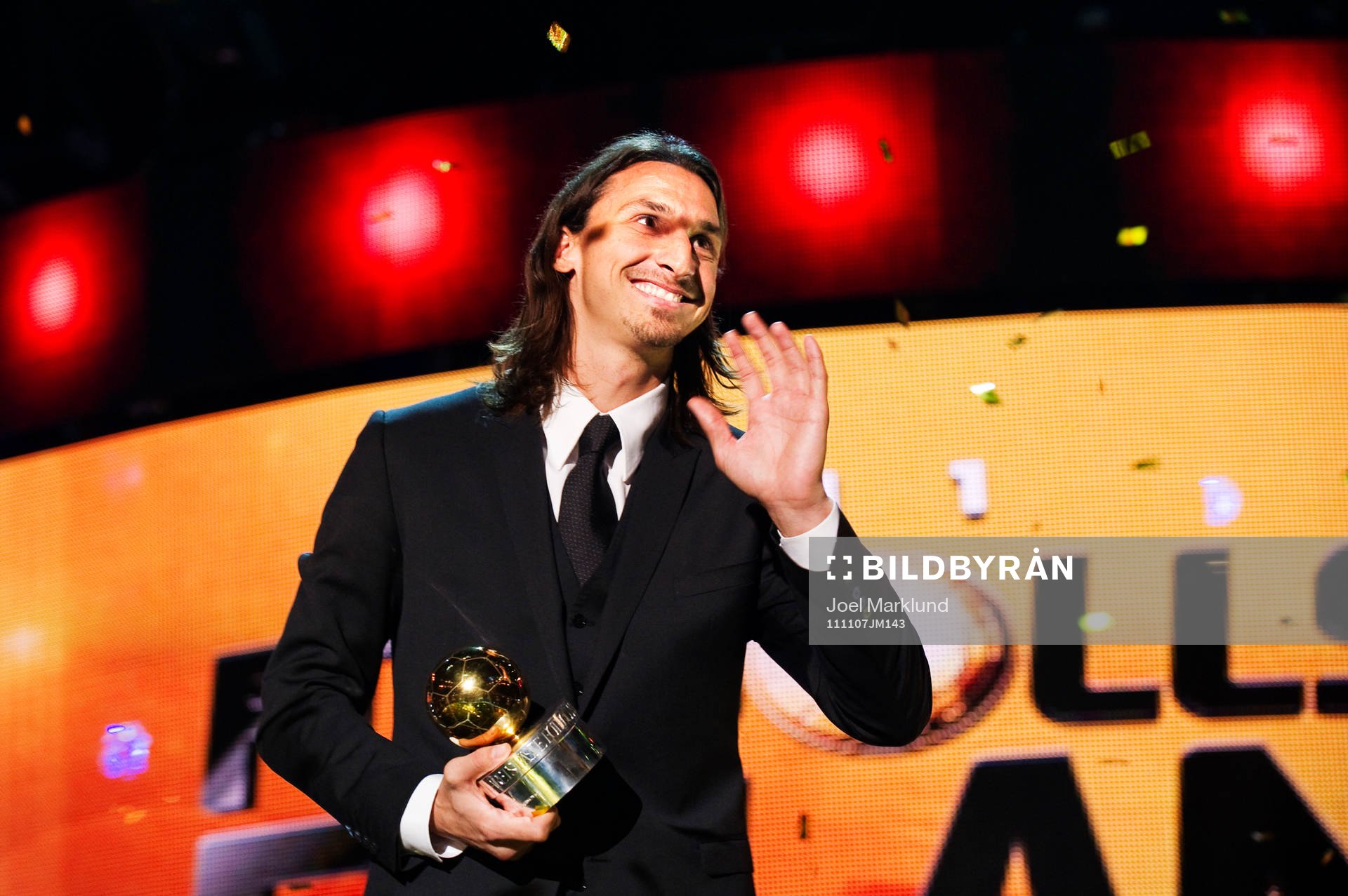 Vinnaren av Guldbollen 2011: Zlatan Ibrahimovic, AC Milan