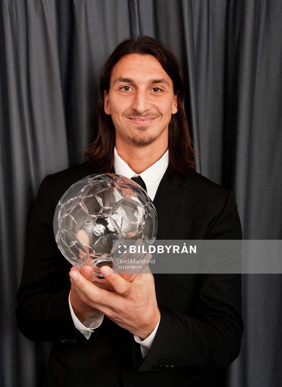Vinnare av Årets forward, herr: Zlatan Ibrahimovic, AC