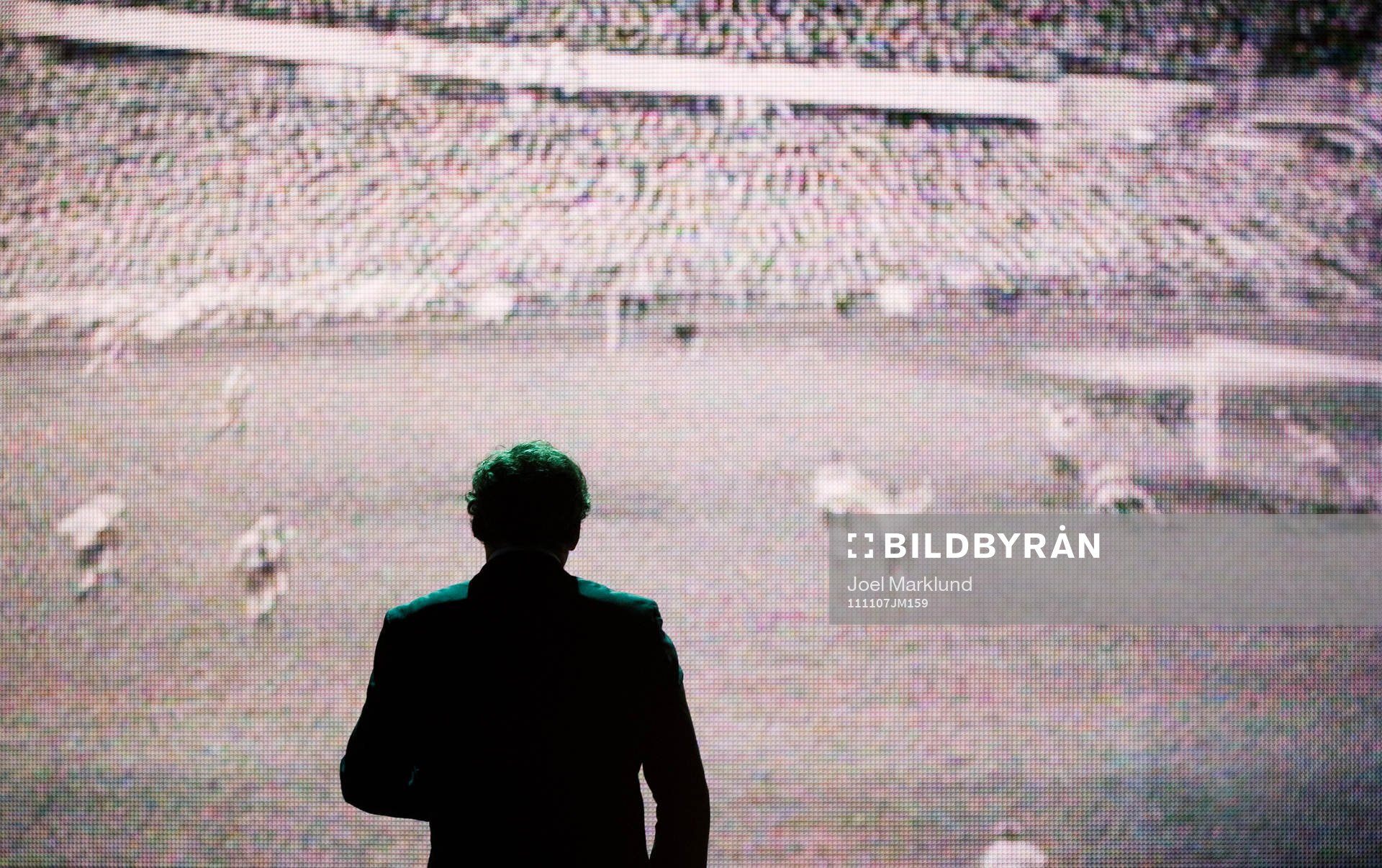 Michel Platini, ordförande UEFA, delade ut Hederspriset