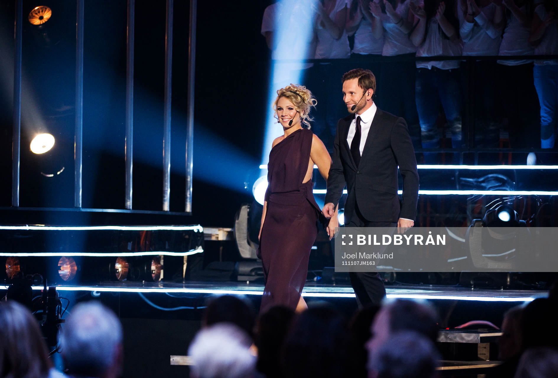 Programledarparet Anna Brolin och Peter Jihde