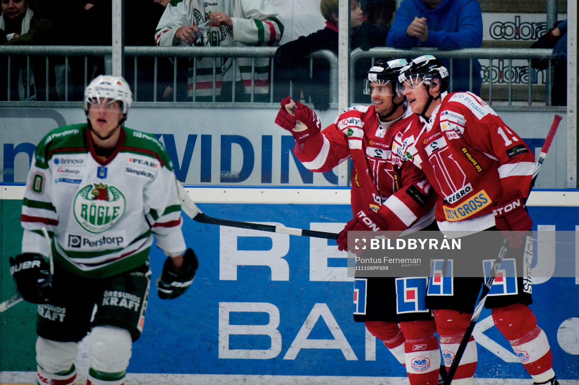 Jared Aulin, Matt Keith, Örebro, jubel, Rögle, depp