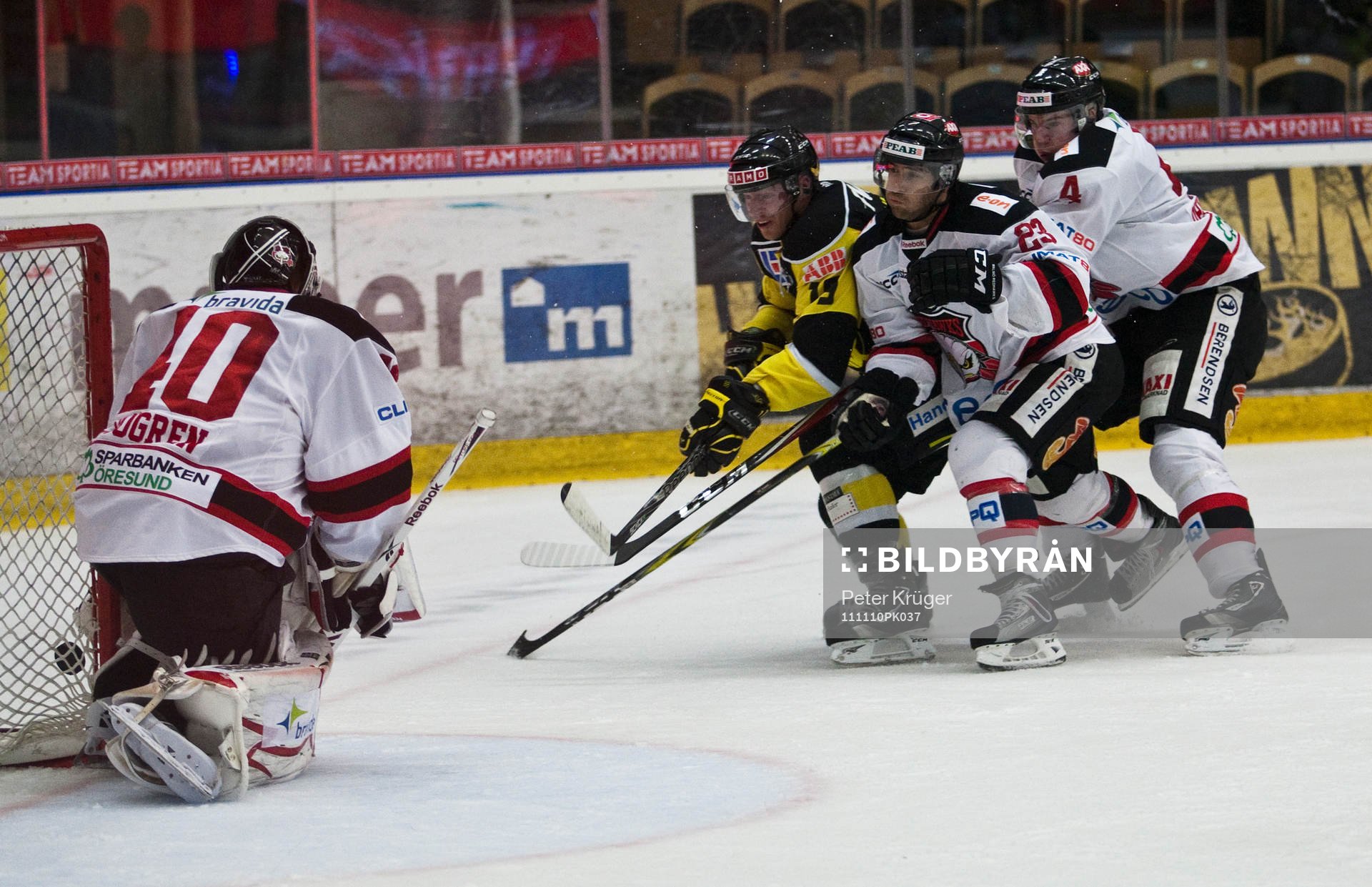 Justin Forest och Roger Olsson, Malmö och Andreas Lindh,