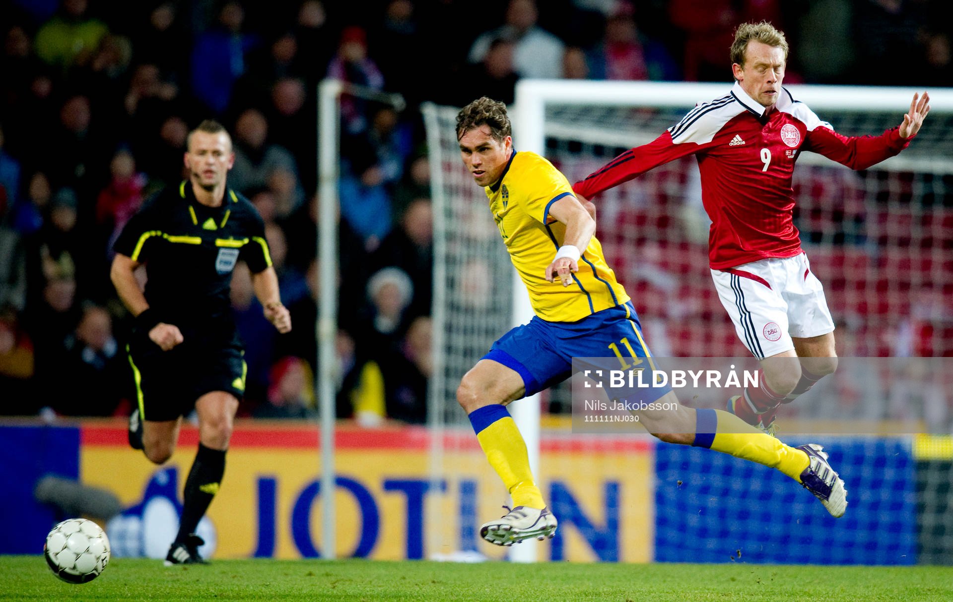 Johan Elmander, Sverige, Michael Krohn-Dehli, Danmark
