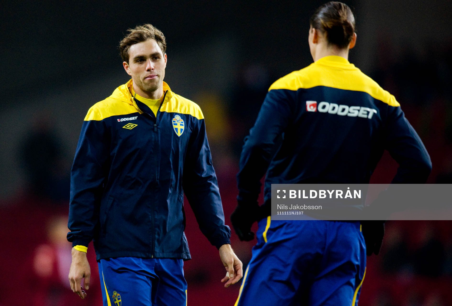 Johan Elmander, Zlatan Ibrahimovic, Sverige