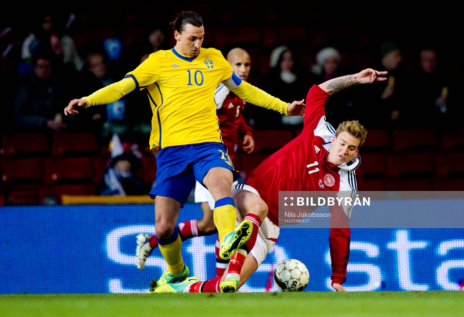 Zlatan Ibrahimovic, Sverige, Niklas Bendtner, Danmark