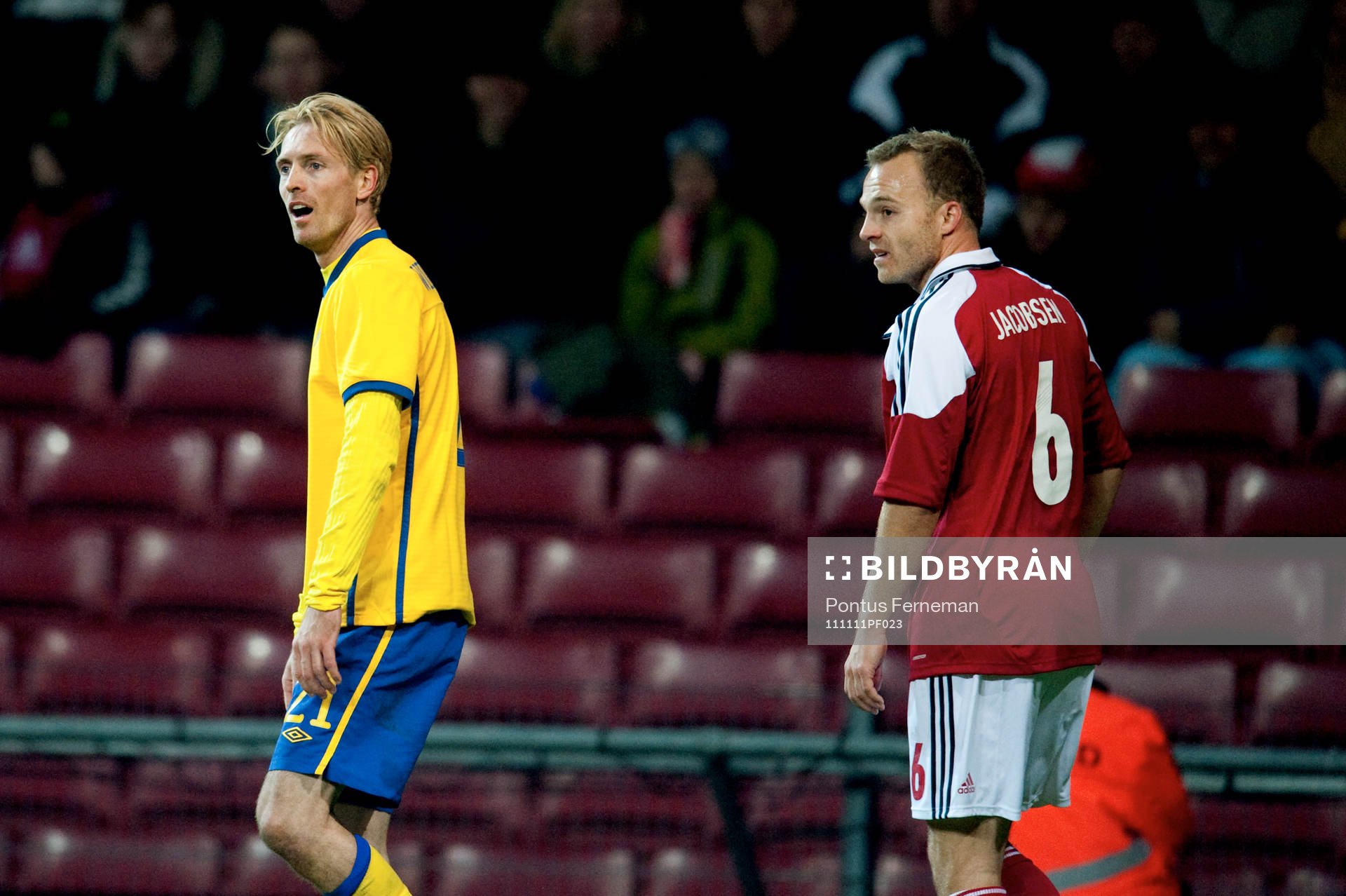 Christian Wilhelmsson, Sverige, depp Lars Jacobsen, Danmark