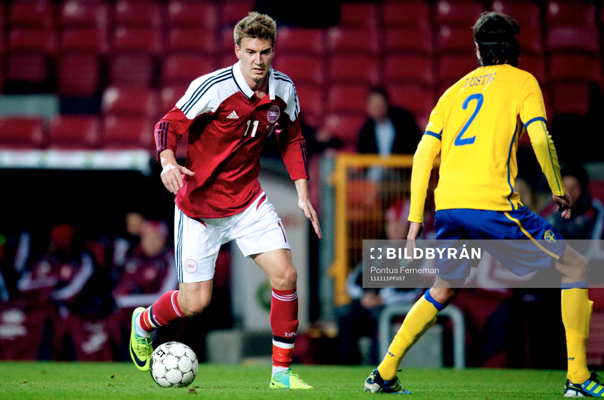 Niklas Bendtner, Danmark, Mikael Lustig, Sverige
