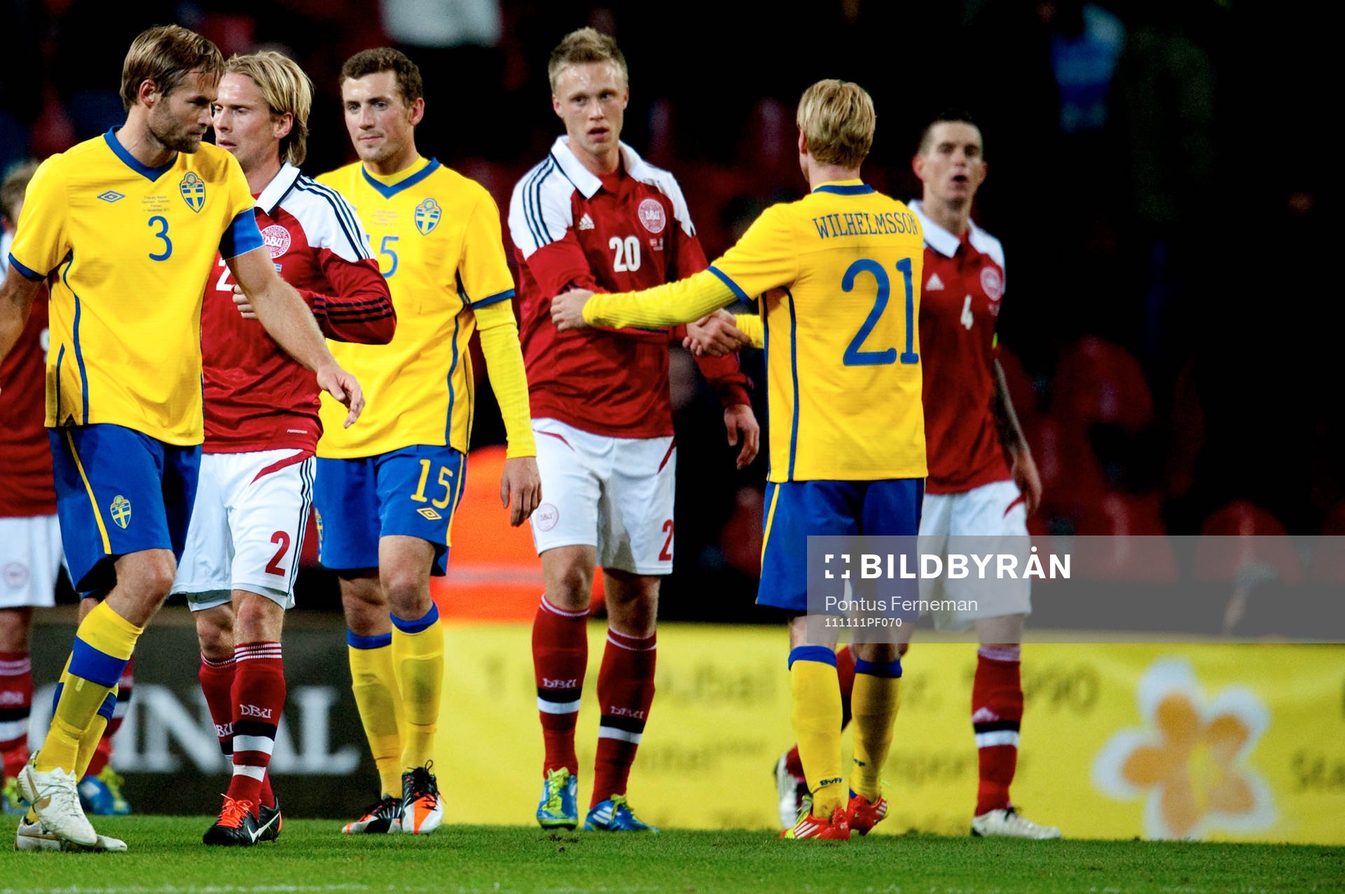 Olof Mellberg, Alexander Gerndt, Sverige, depp