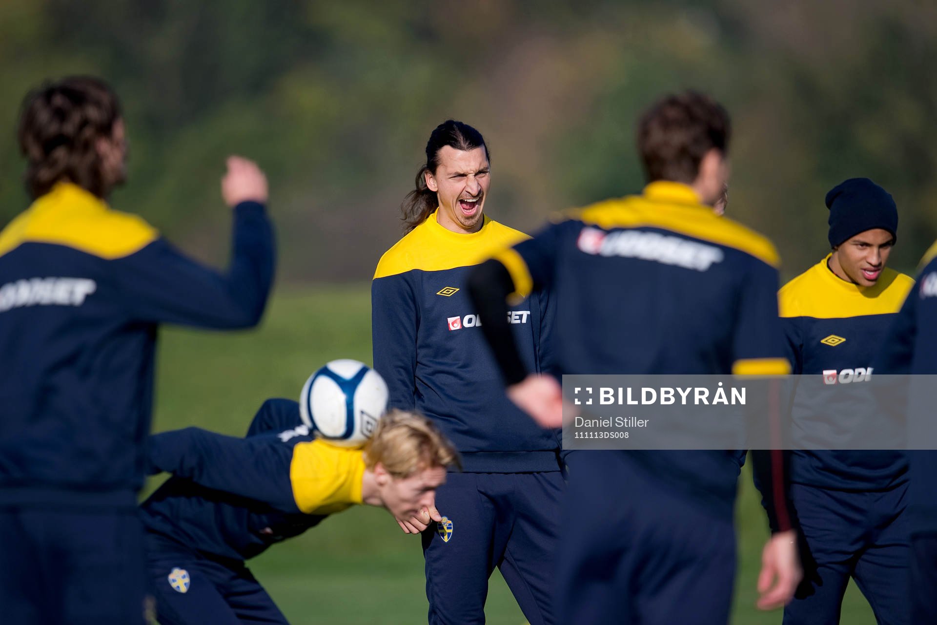 Zlatan Ibrahimovic, Sverige, är lite trött på dagens
