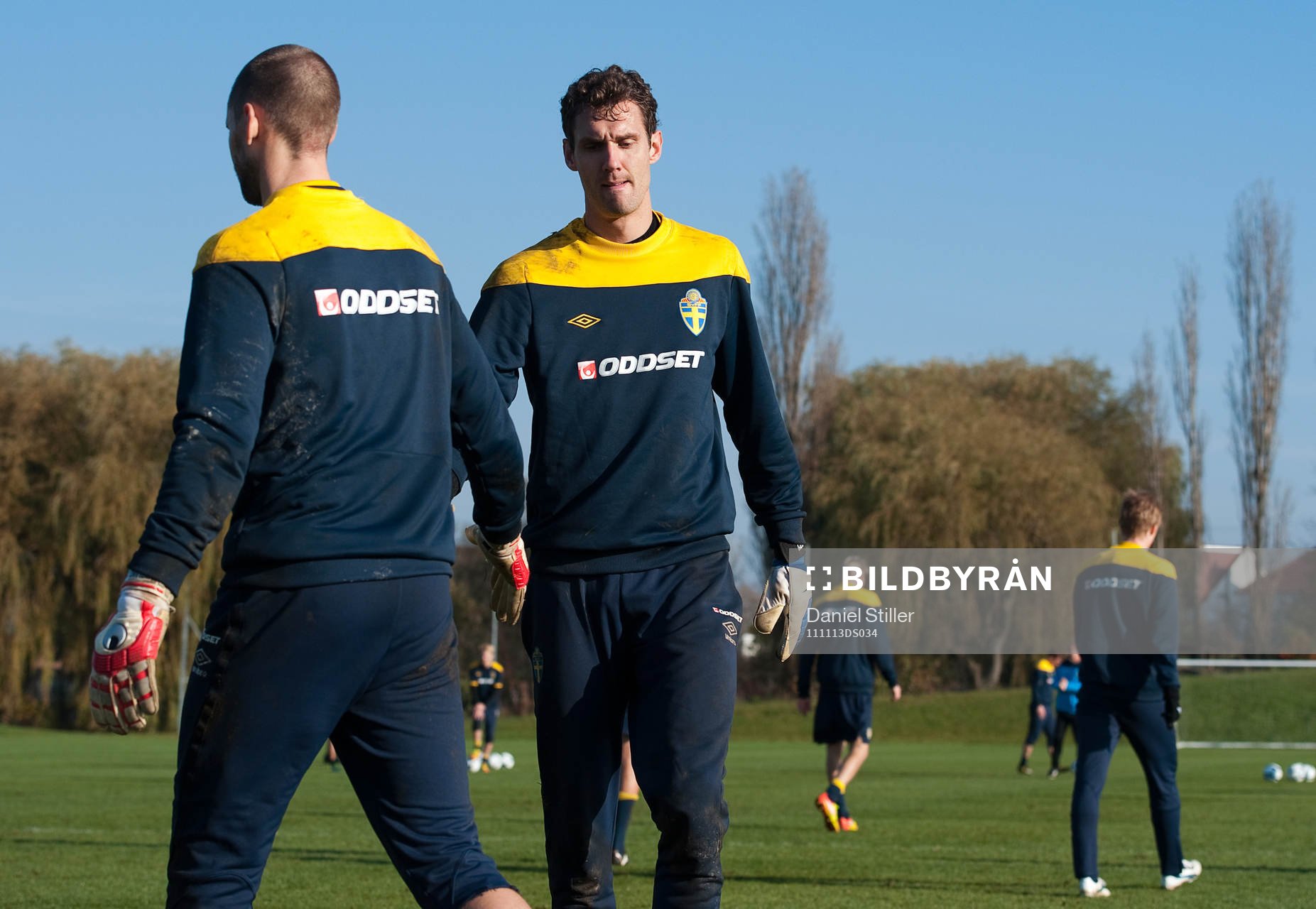 Johan Wiland, Andreas Isaksson, målvakter. Målvakt