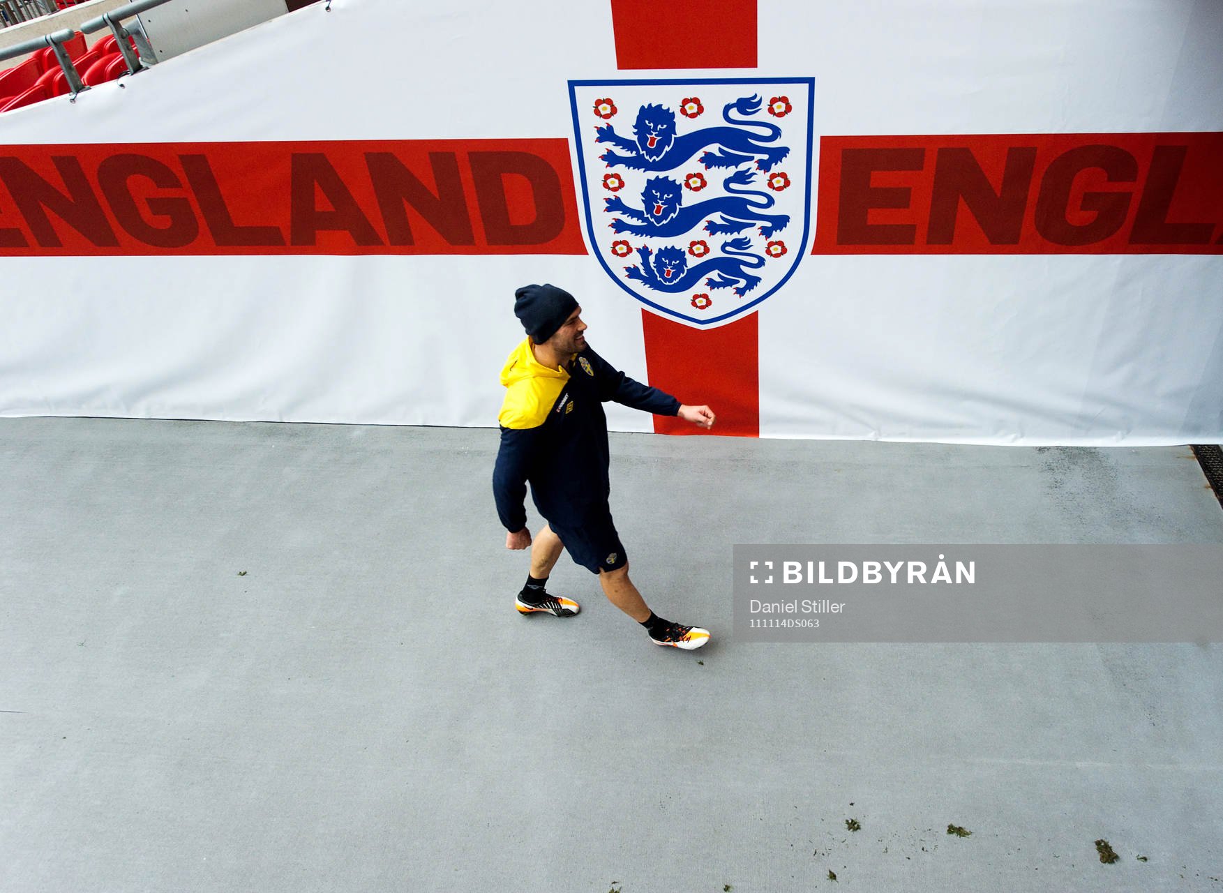 Daneil Majstorovic lämnar Wembley Stadium