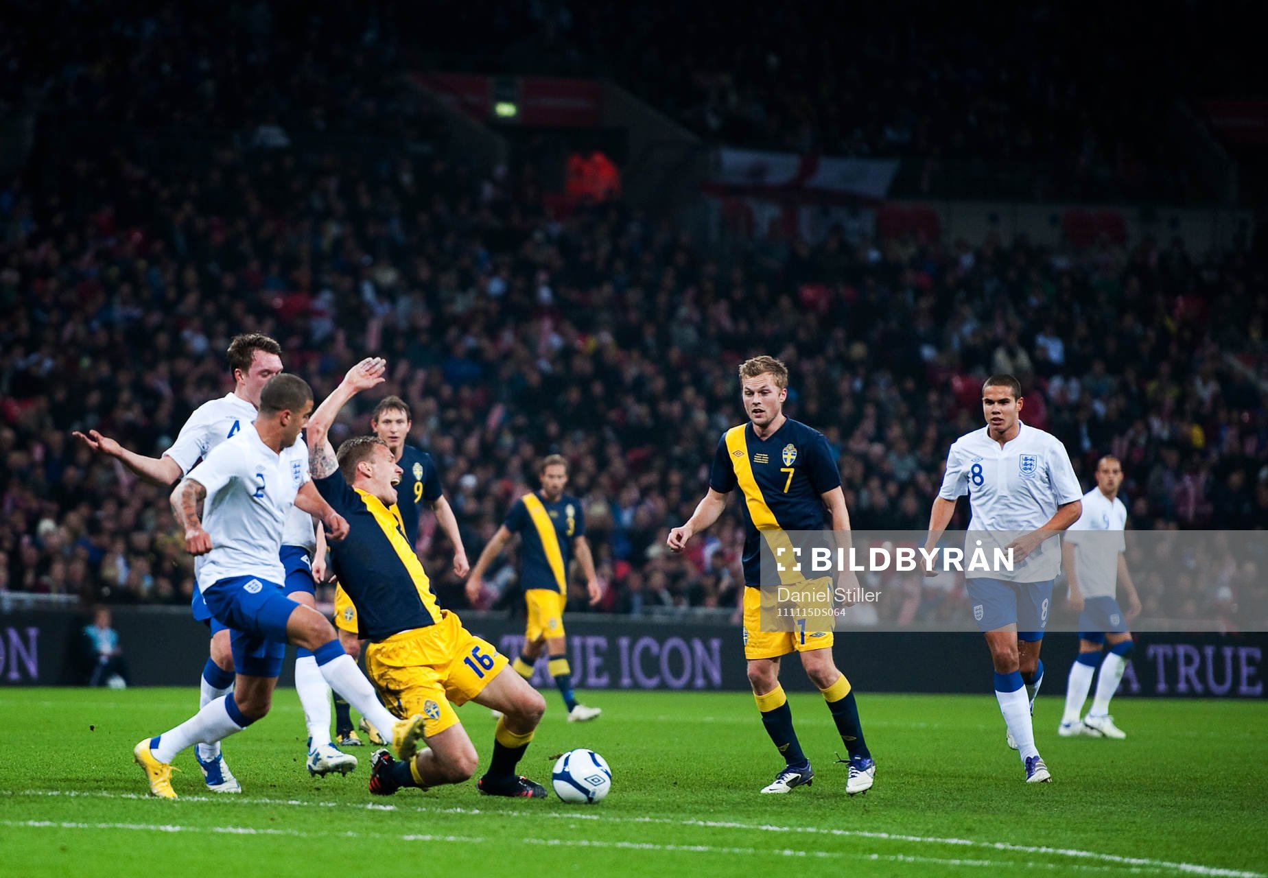 Pontus Wernbloom, Sebastian Larsson, Sverige. Kyle Walker,