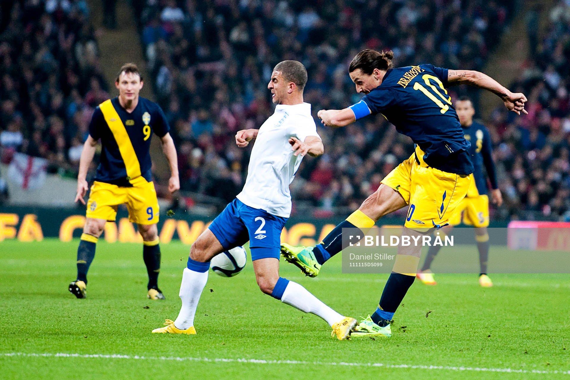 Zlatan Ibrahimovic, Sverige. Kyle Walker, England