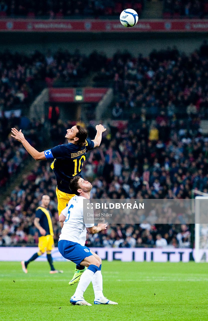 Zlatan Ibrahimovic,  Sverige. Gary Cahill, England