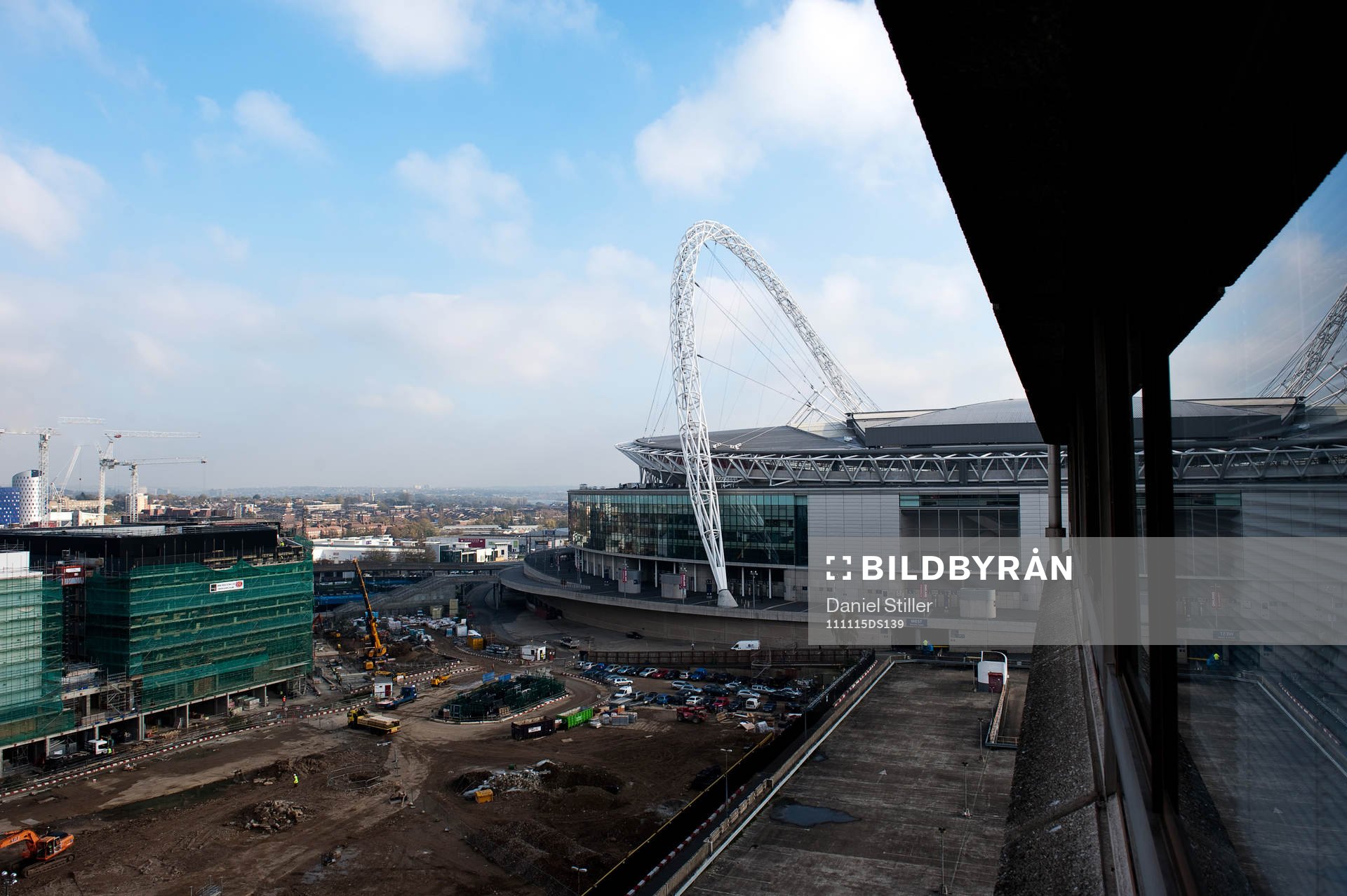 Mycket ombyggnationer runt Wembley Stadium