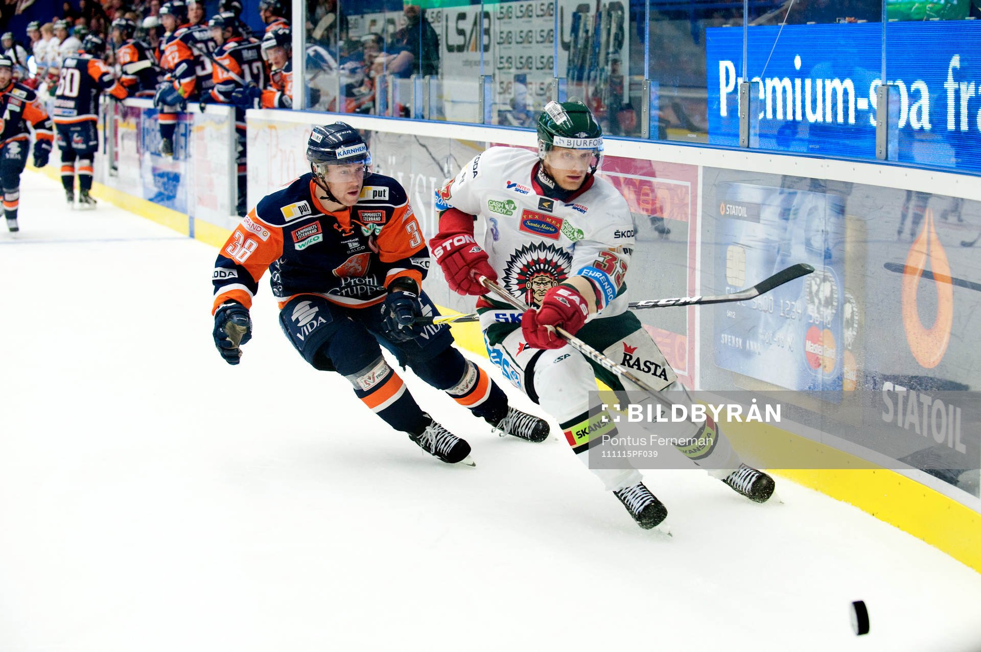 Johan Markusson, Växjö, Patrick von Gunten, Frölunda