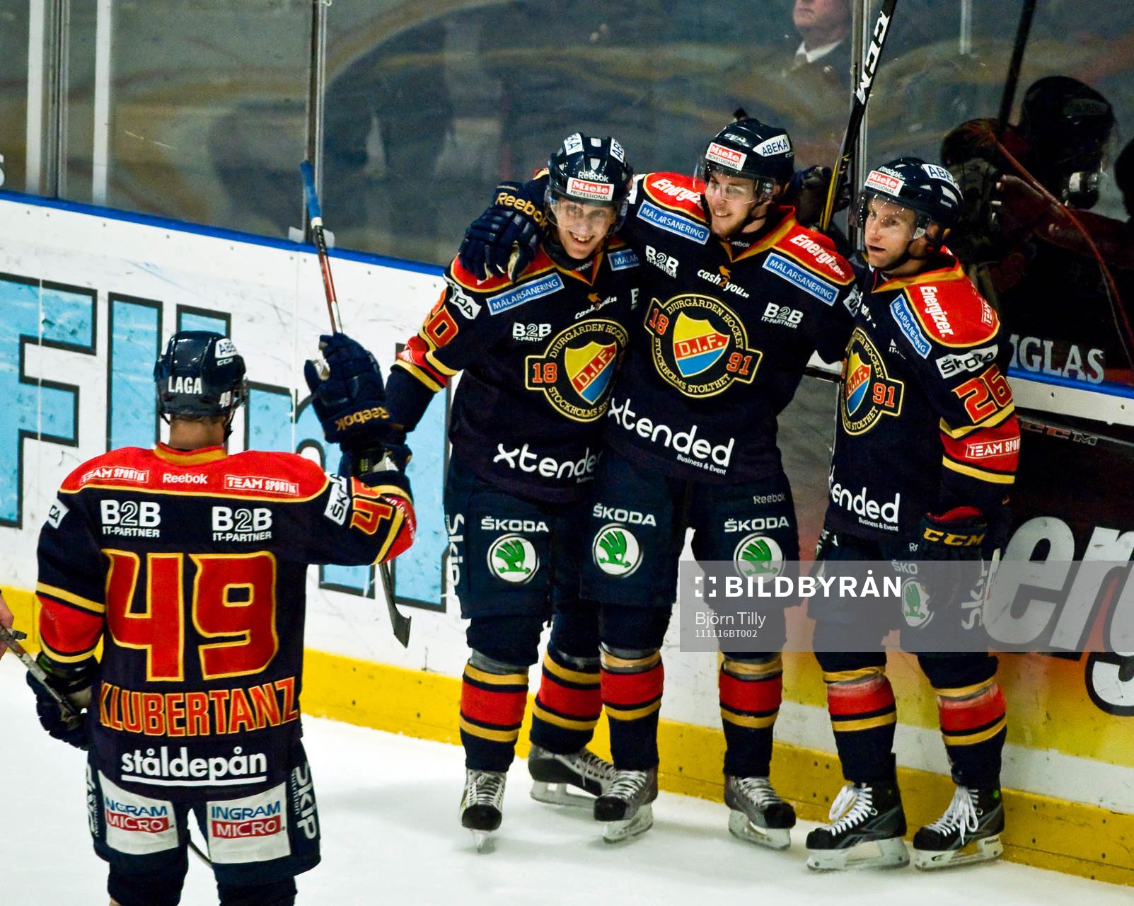 Christian Eklund, Mario Kempe och Tim Eriksson, Djurgården