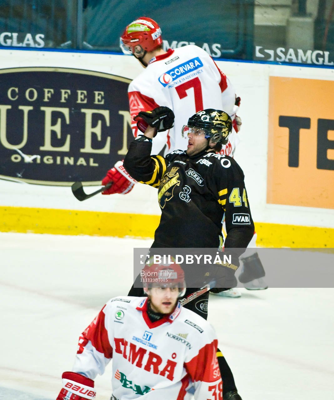 Nichlas Torp, Timrå och Josh Macnevin, AIK, jubel