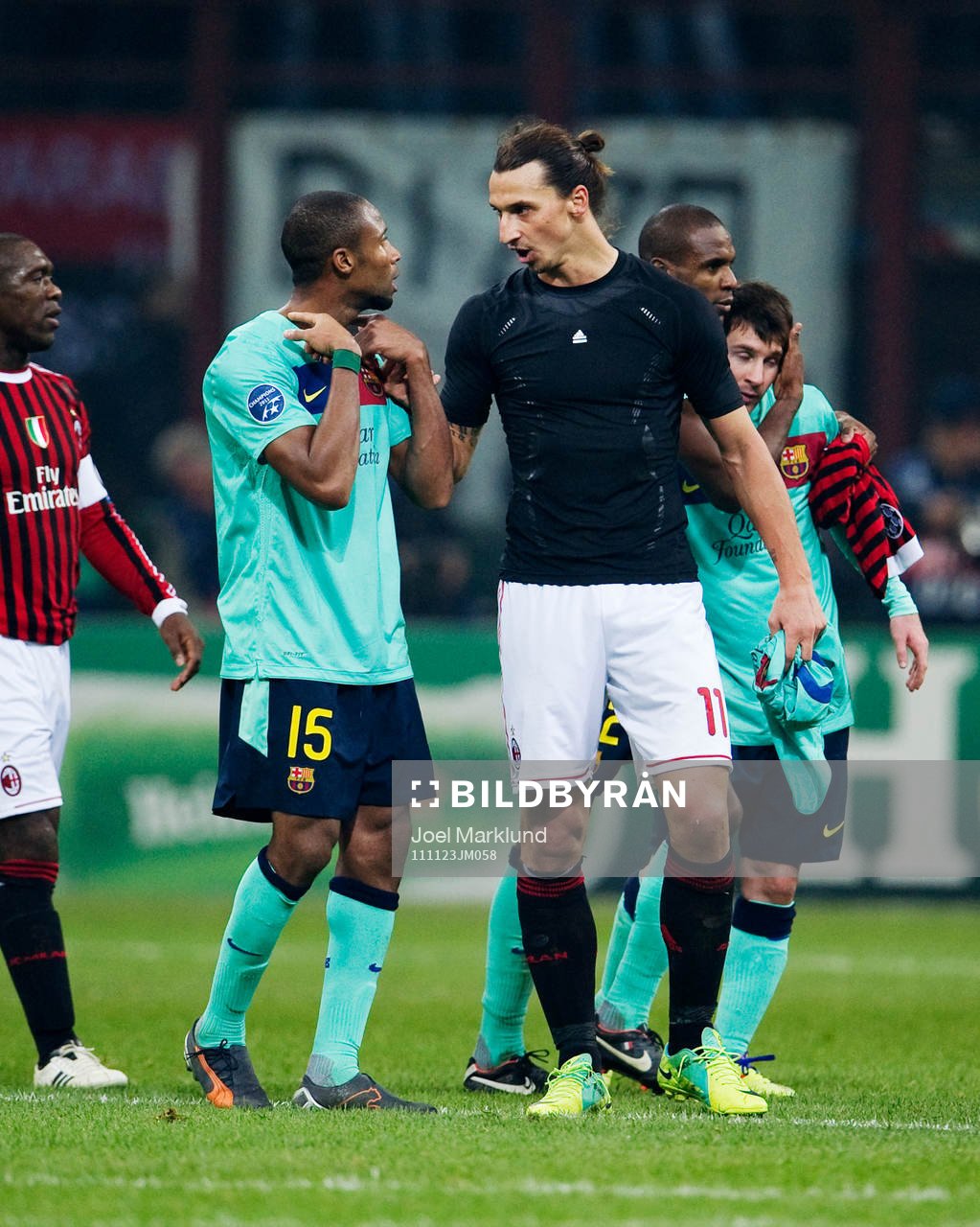  Zlatan Ibrahimovic, Milan och Seydou Keita, Barcelona.