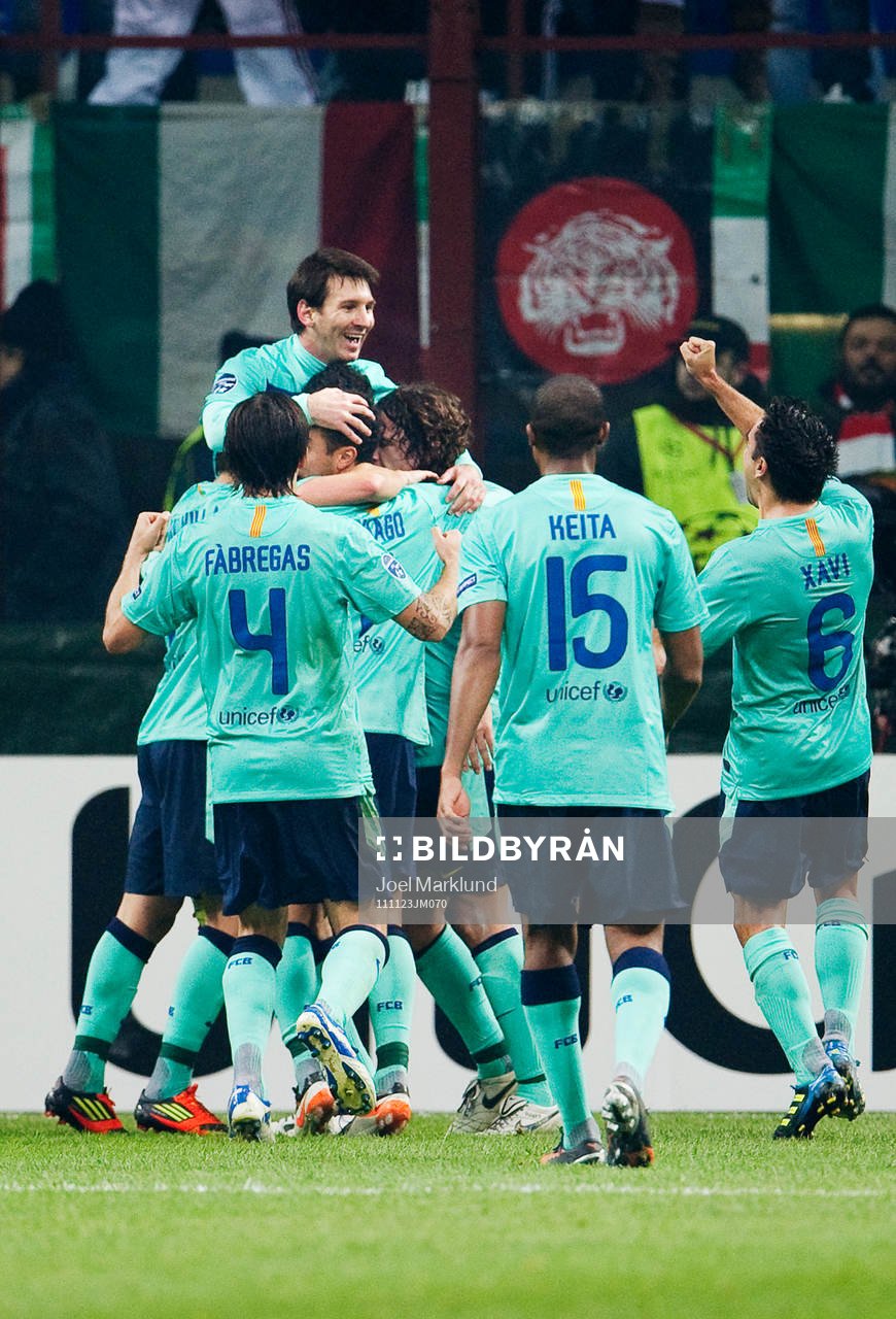 Lionel Messi, Barcelona, jubel