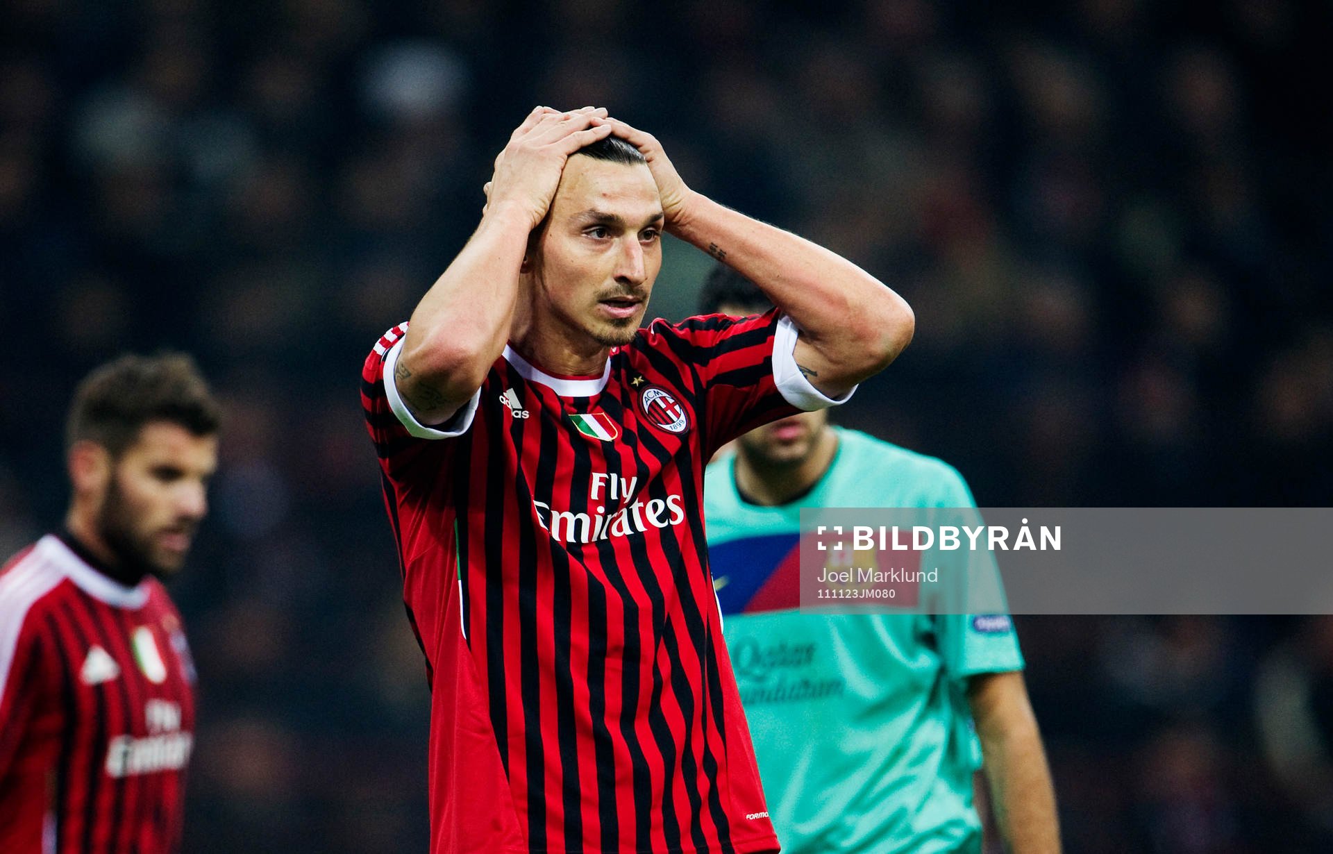 En uppgiven Zlatan Ibrahimovic, AC Milan