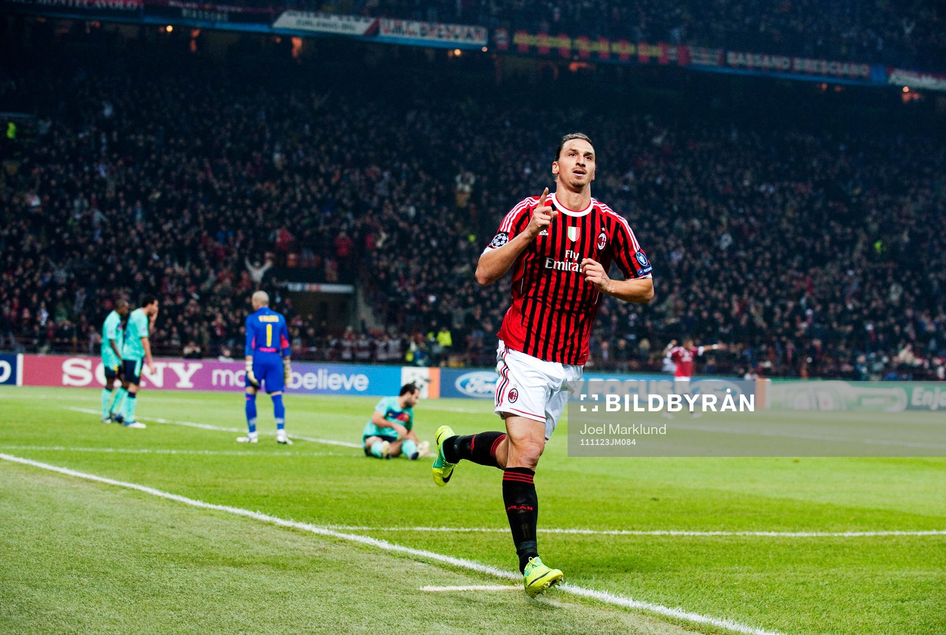 Zlatan Ibrahimovic, AC Milan, jubel