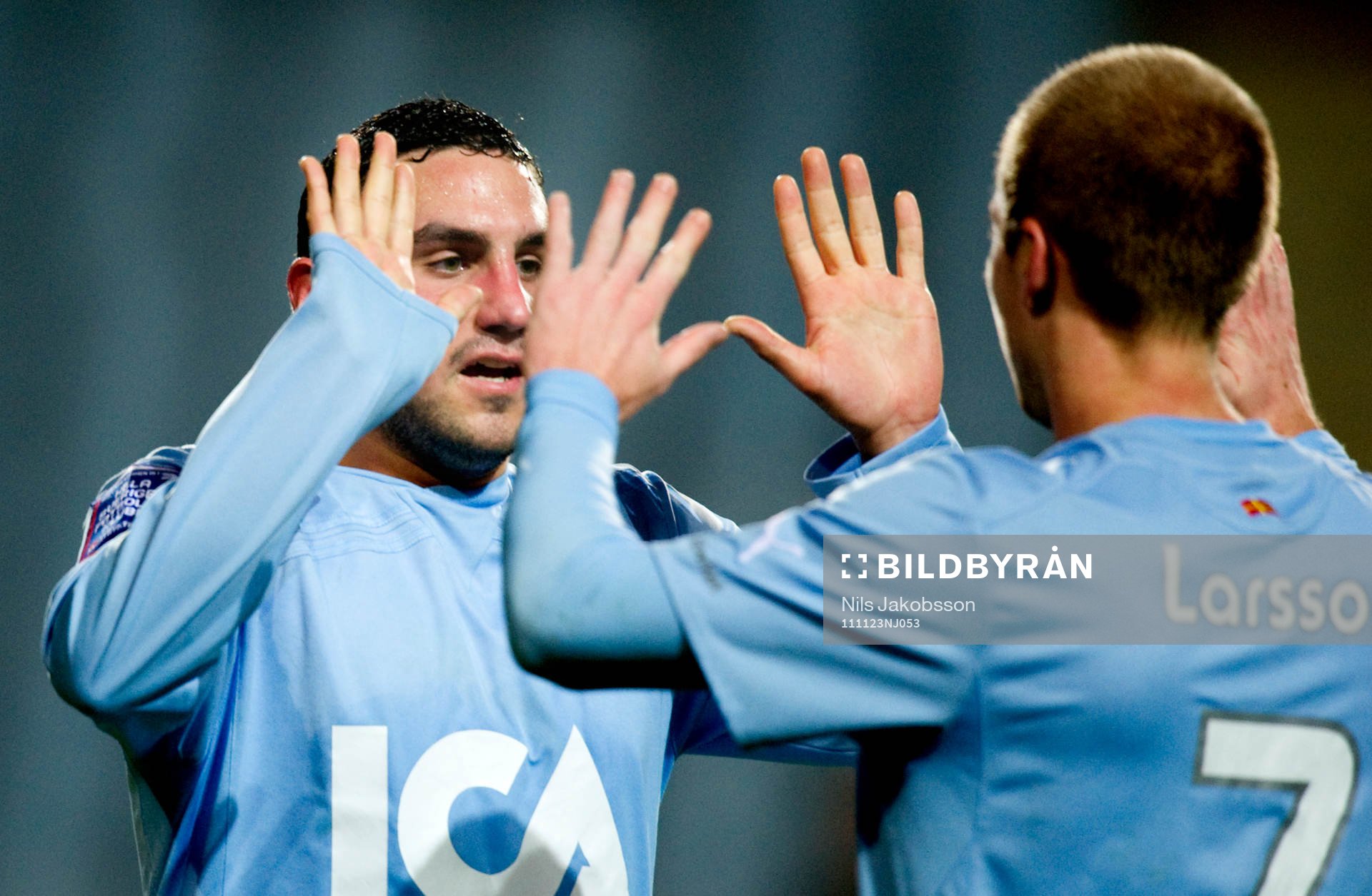 Alexander Nilsson, Daniel Larsson, Malmö FF jubel