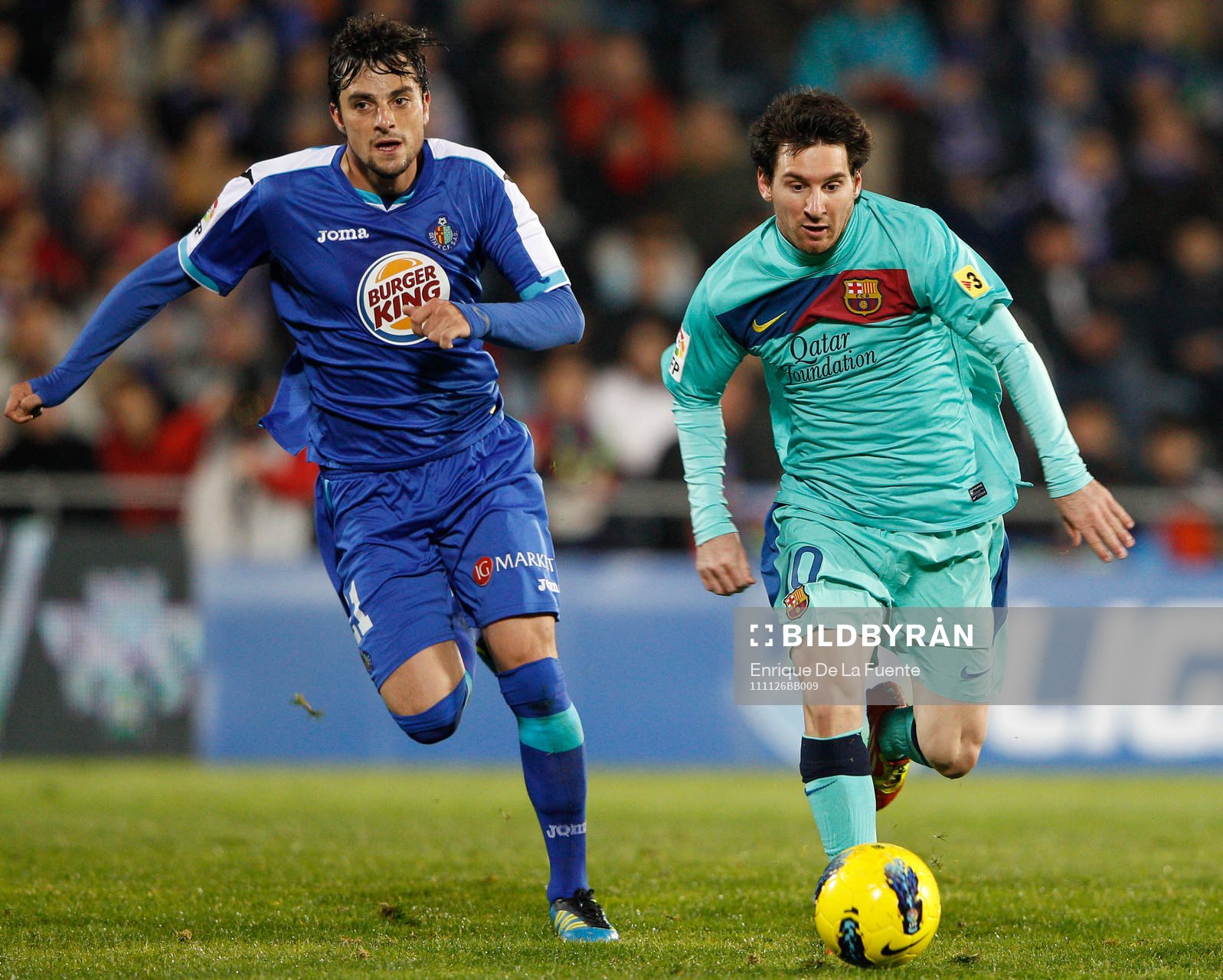  Michel, Getafe och Lionel Messi, Barcelona.