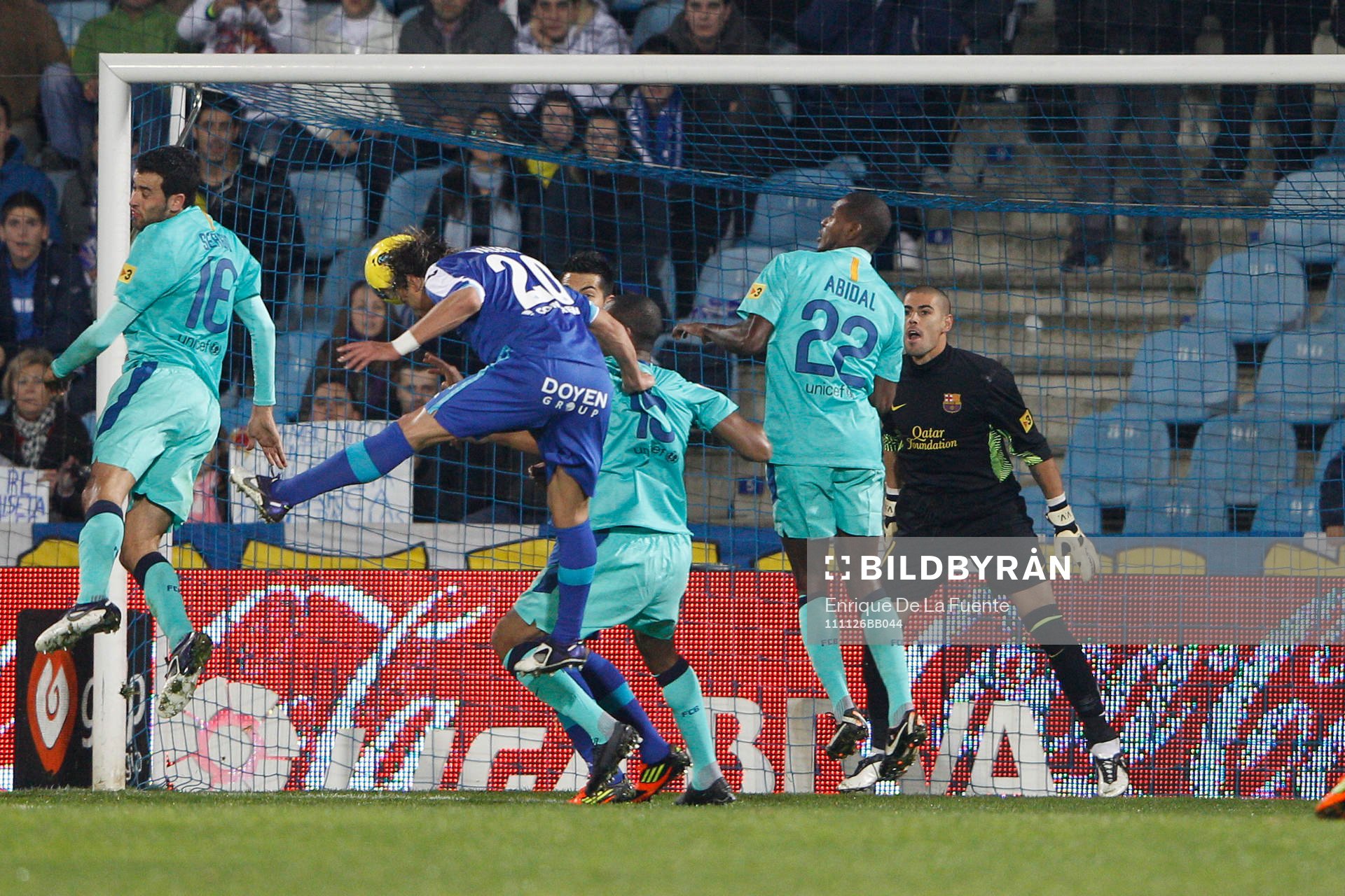  Juan Valera, Getafe gör 1-0.