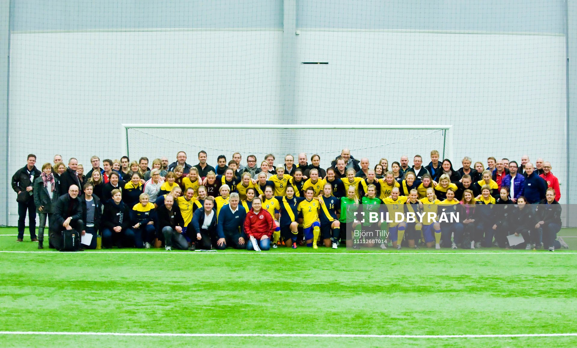 Fotboll, dam, Tipselit, Sverige, Gula - Blåa
