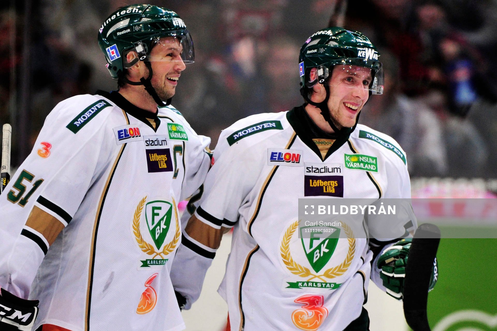 Rickard Wallin och Per Åslund, Fräjestad (Jubel)