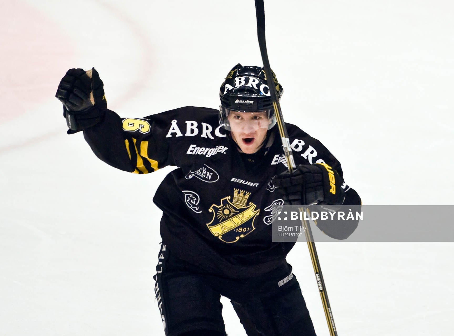Oscar Ahlström, AIK, jubel