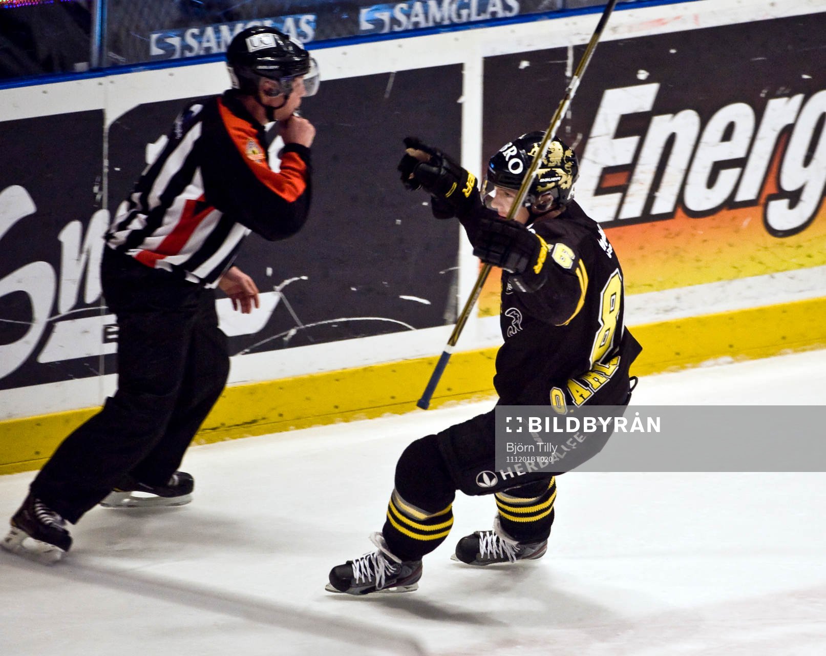 Oscar Ahlström, AIK, jubel