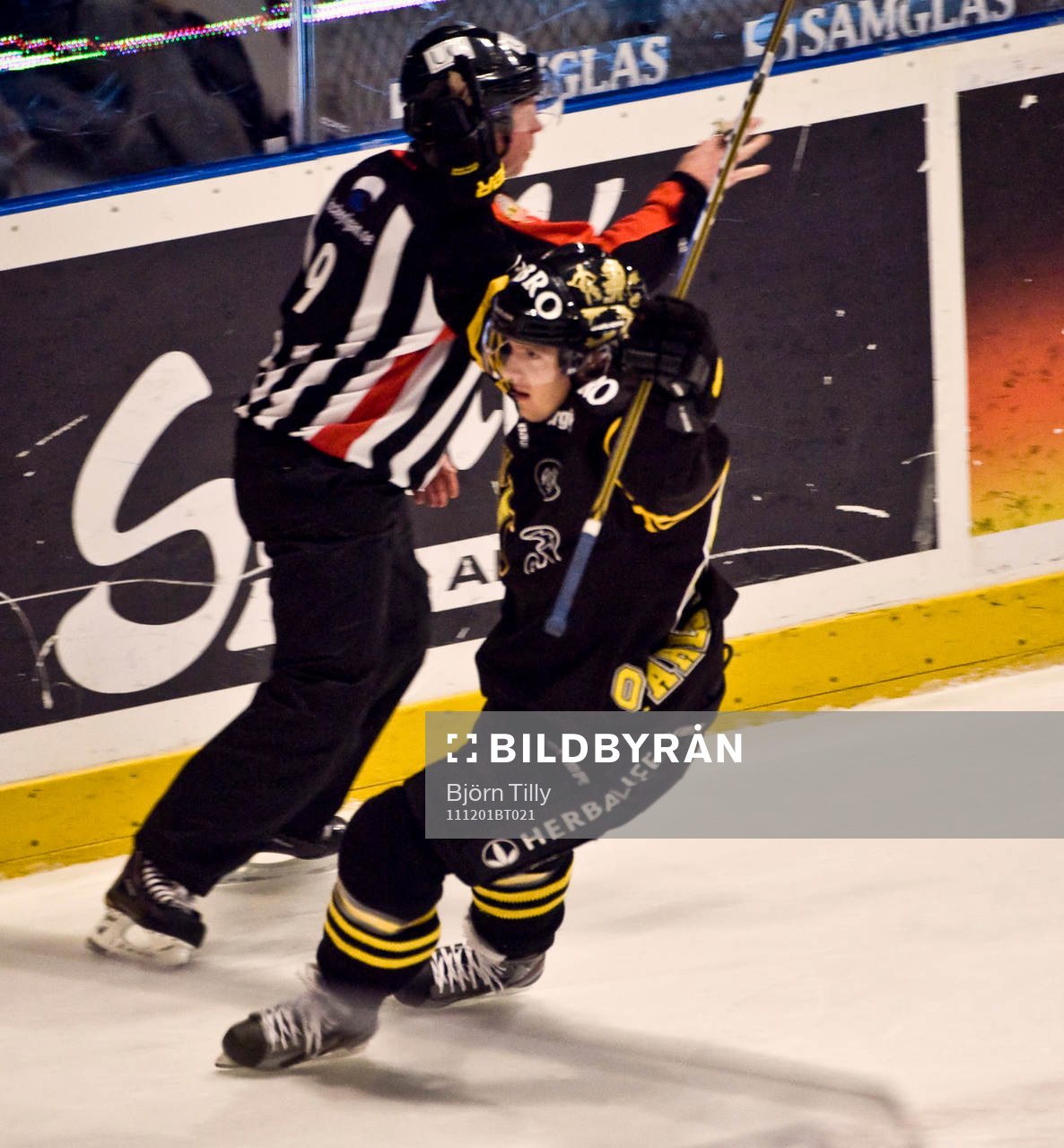 Oscar Ahlström, AIK, jubel