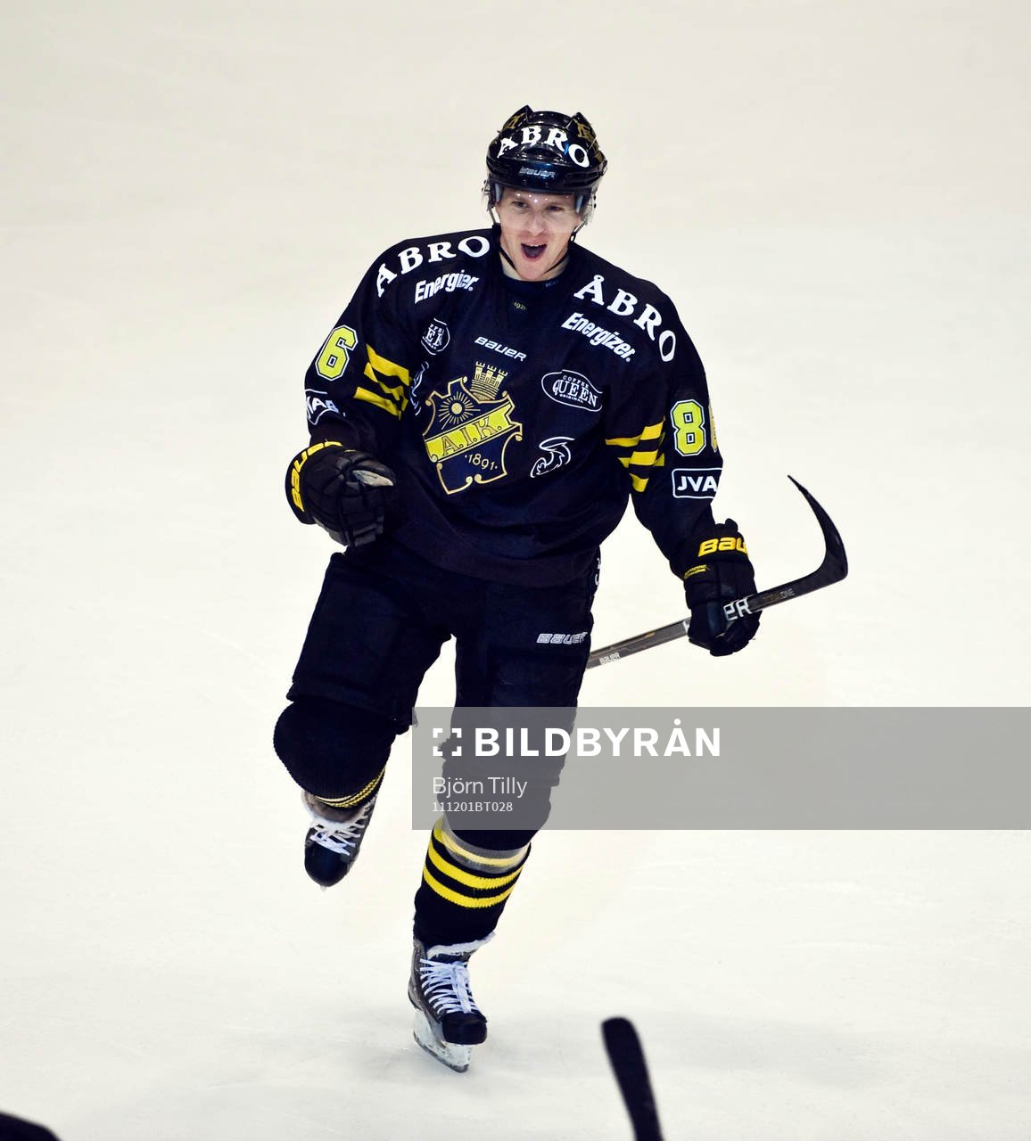 Oscar Ahlström, AIK, jubel