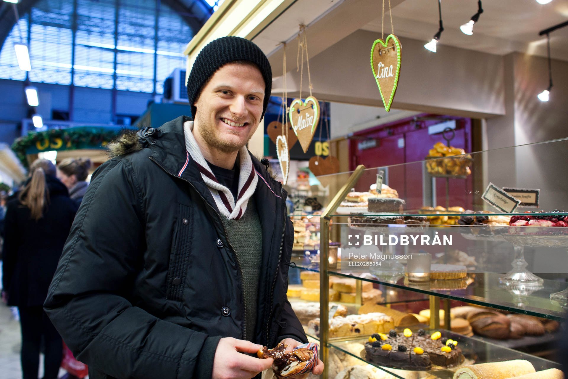 Patrick von Gunten i Saluhallen i Göteborg