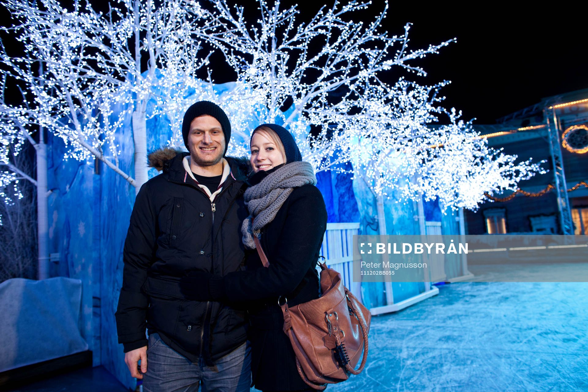 Patrick von Gunten och Amandine Hostettler på Liseberg