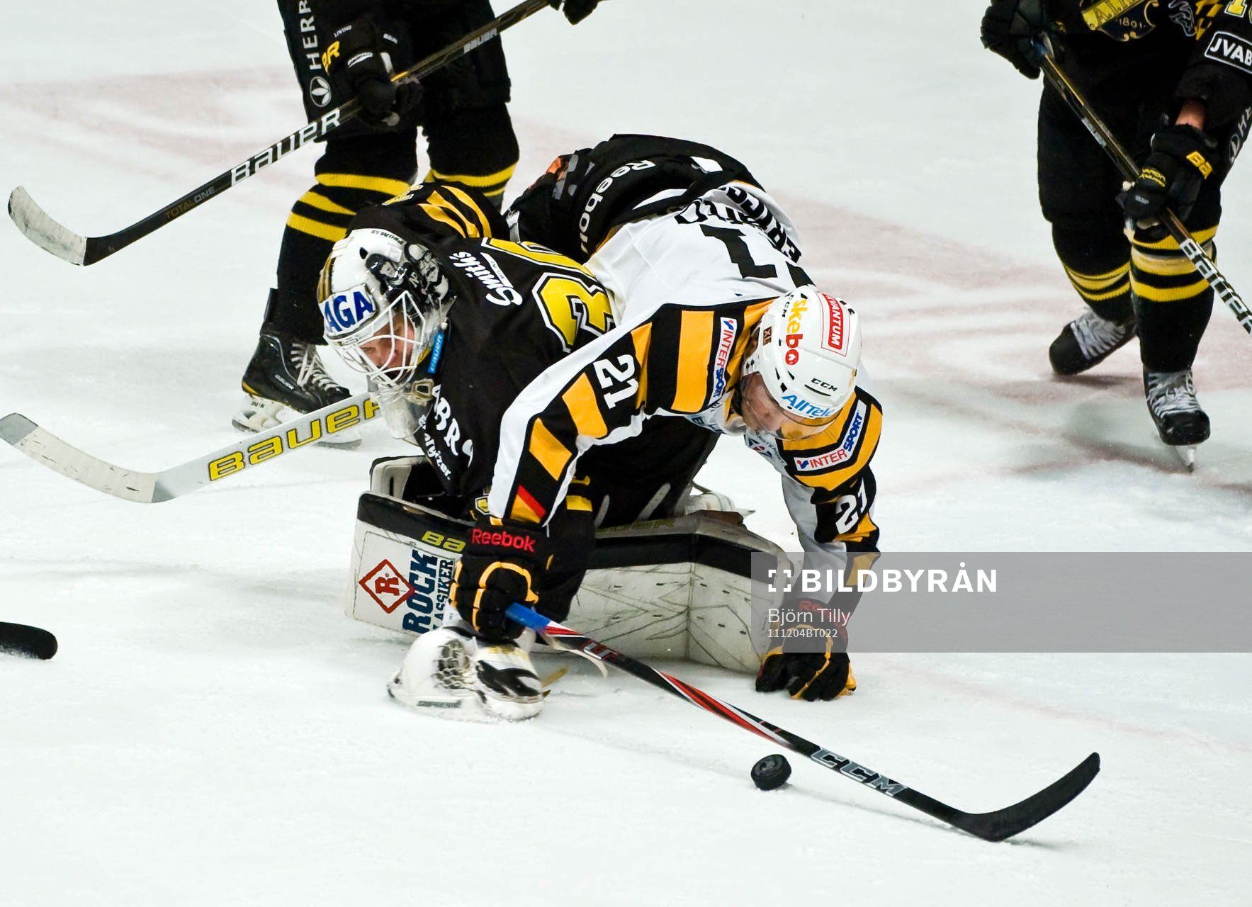 Jimmie Ericsson, Skellefteå och Viktor Fast, målvakt, AIK