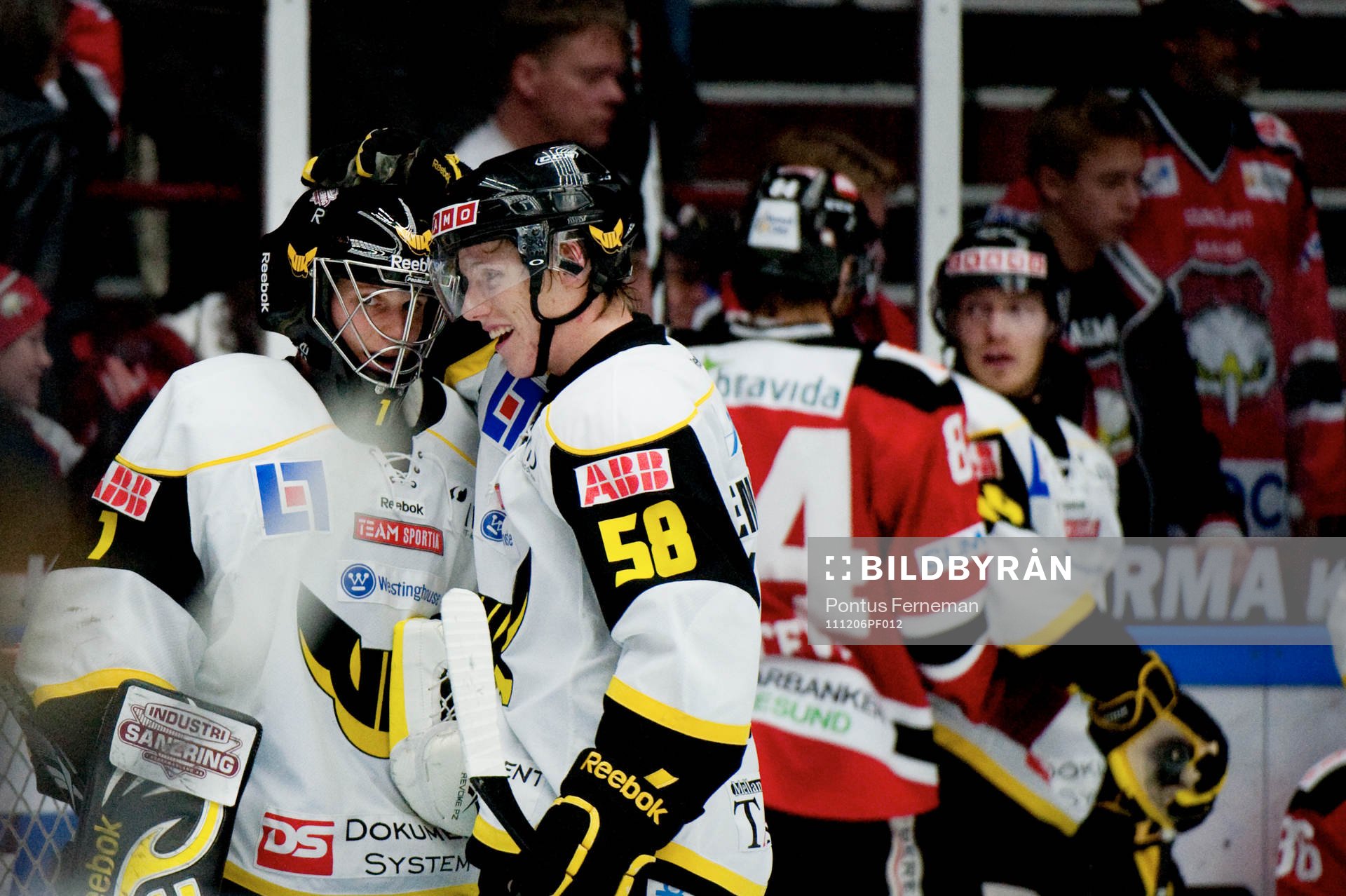 Lars Johansson, målvakt, Jonas Emmerdahl, Västerås, jubel