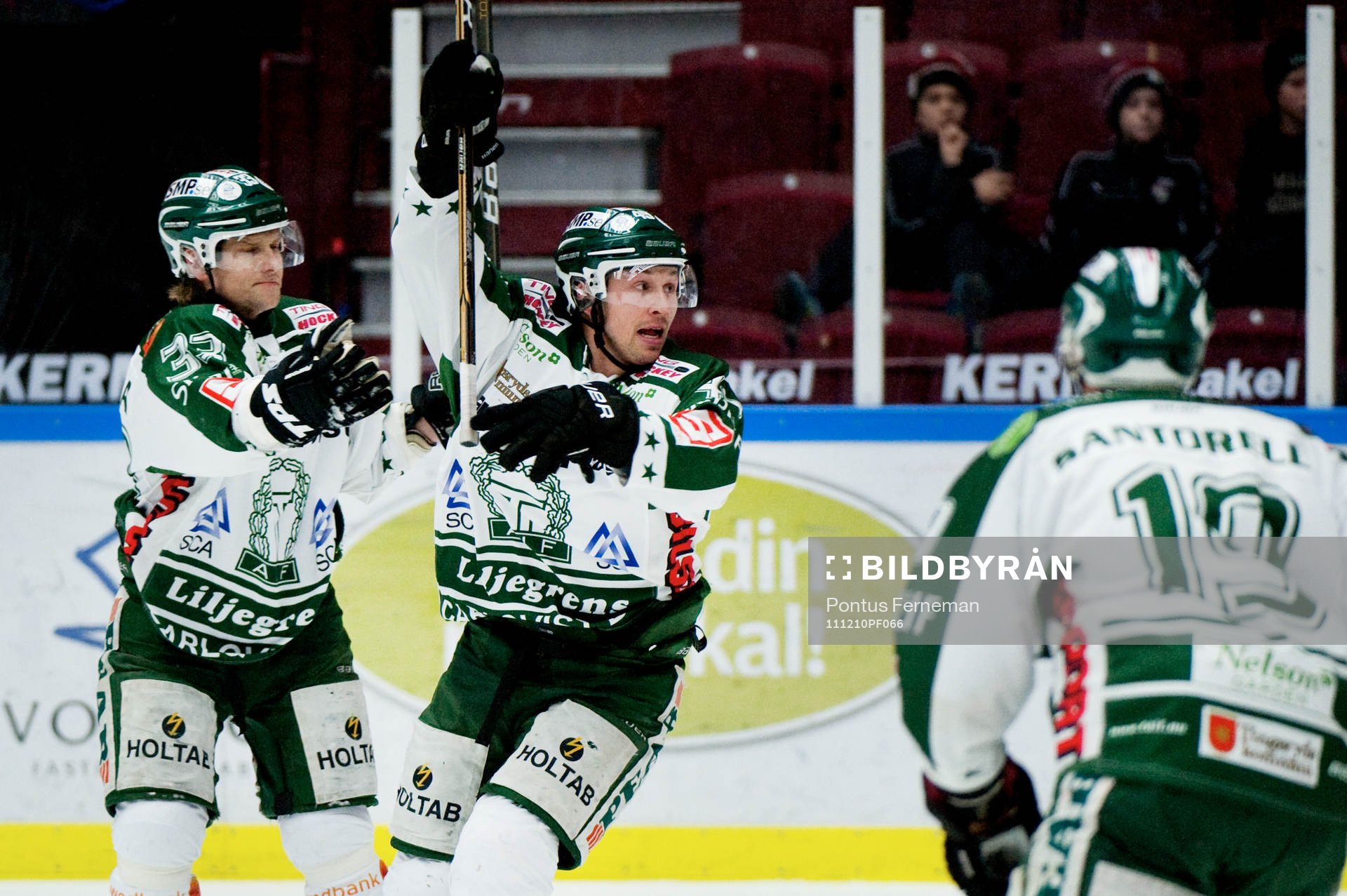 Jari Kauppila, Dustin Johner, Tingsryd, jubel, 1-0
