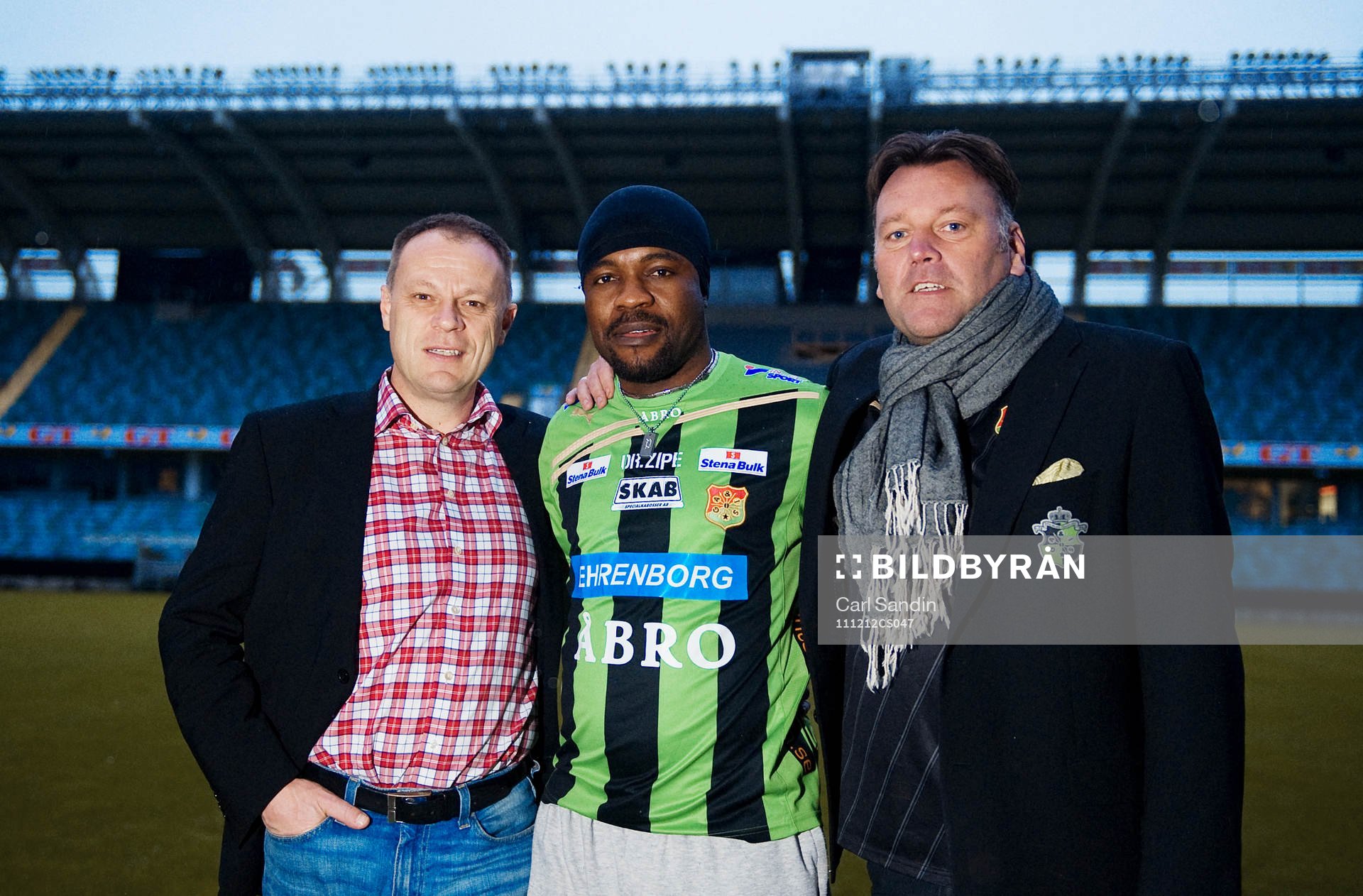 Mats Persson, Sportchef, Peter Ijeh, Christer Wallin,