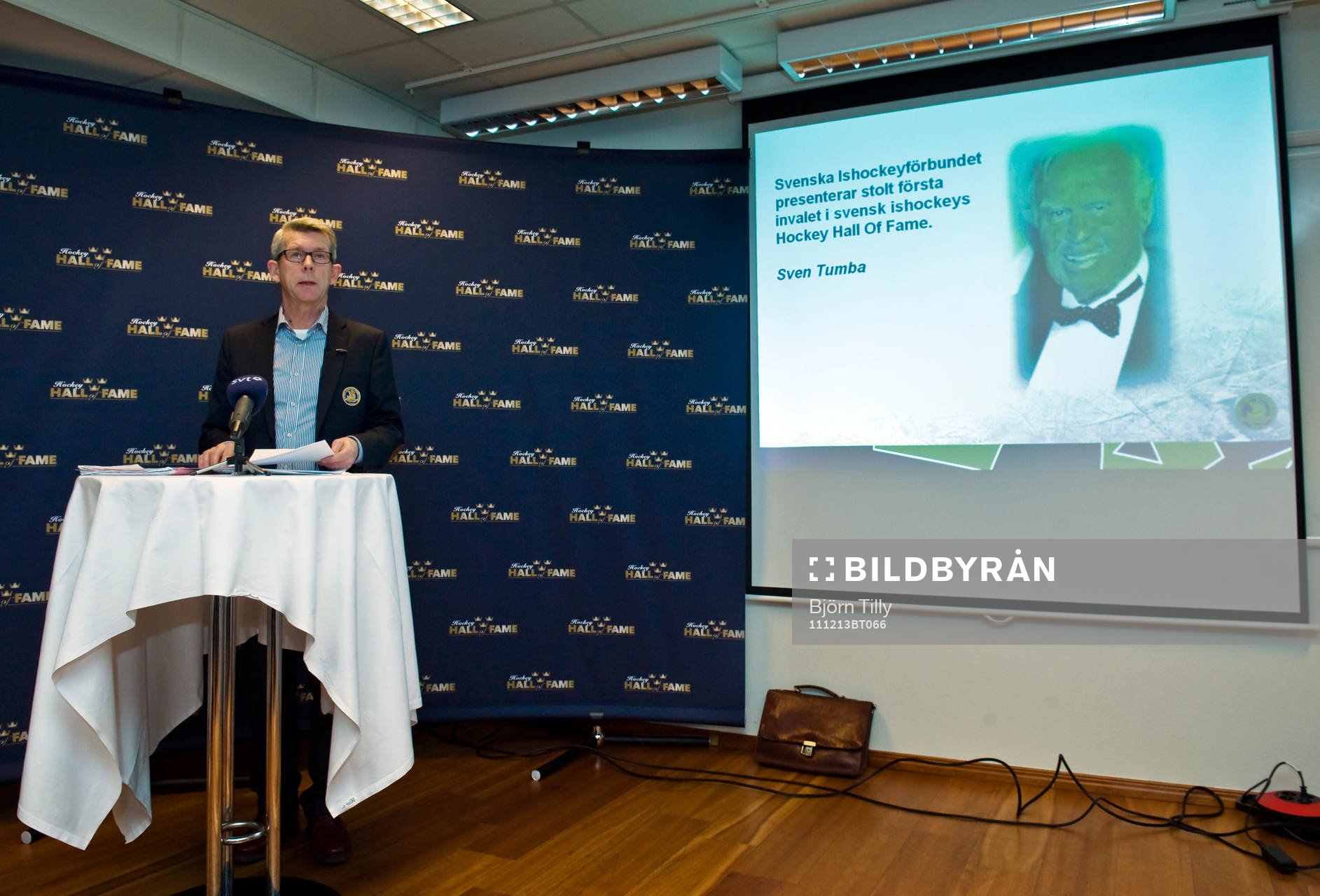 Petyer Blomqvist, ordflörande Invalskommittéen meddelar