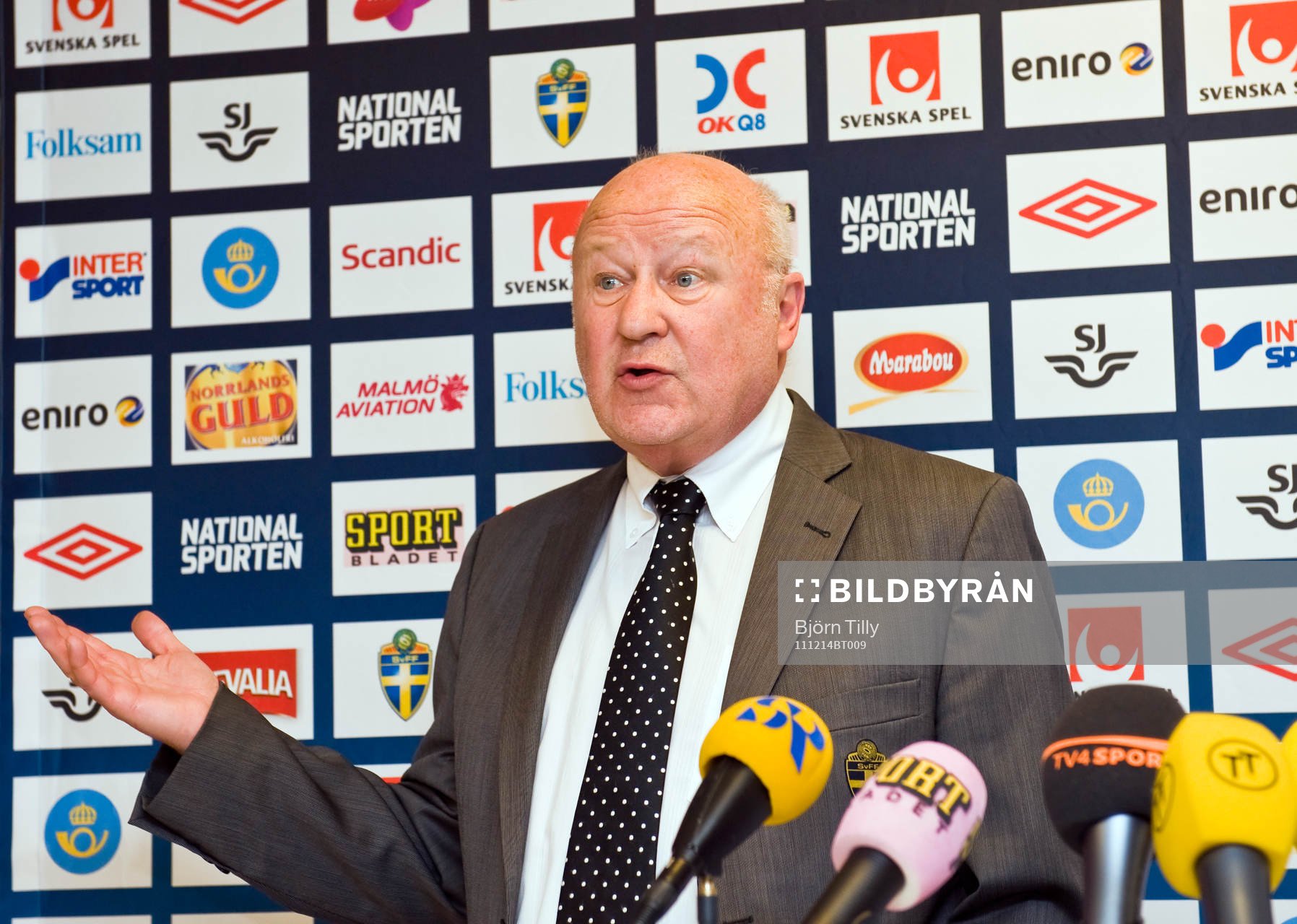 Lars-Åke Lagrell, ordförande, Svenska Fotbollförbundet