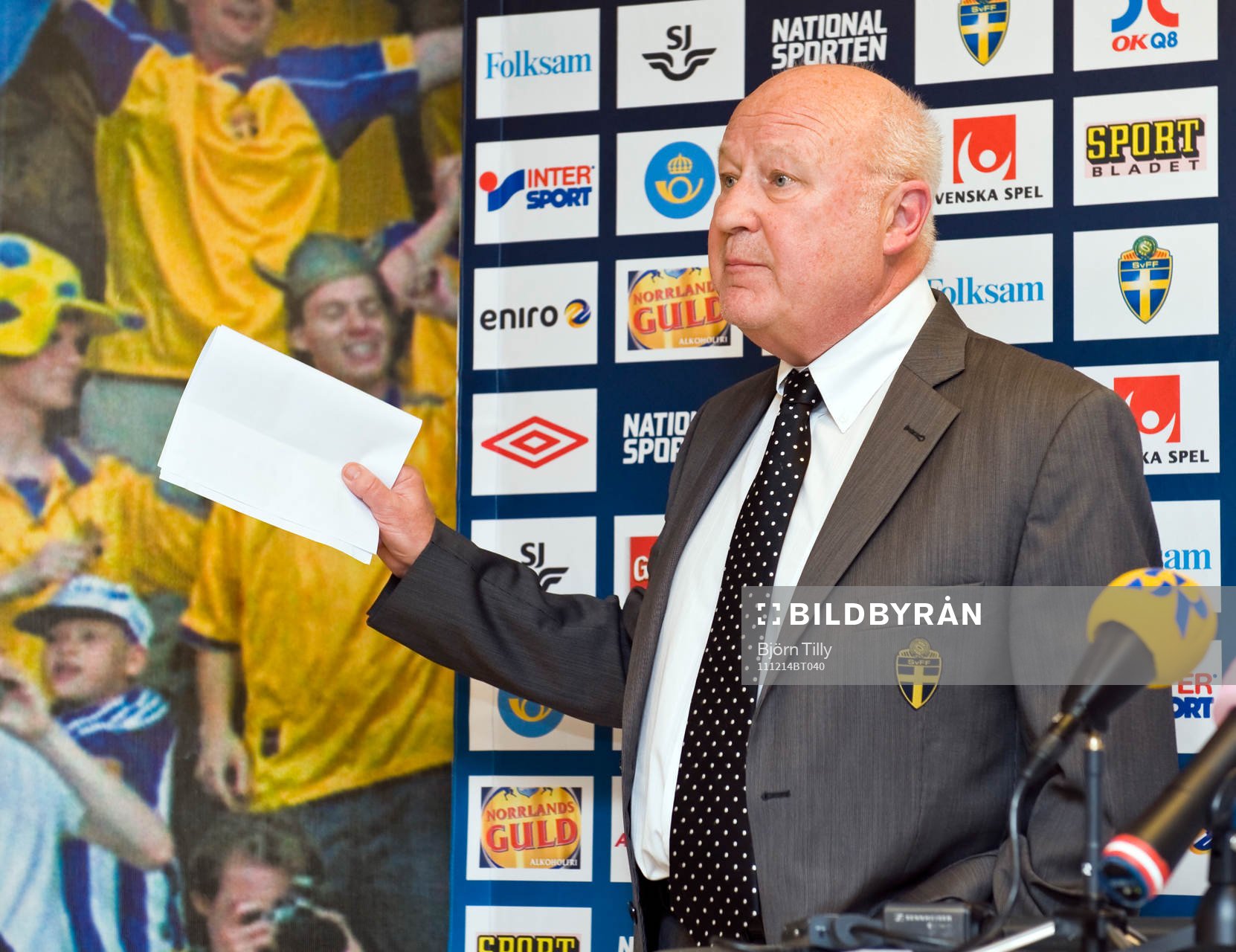 Lars-Åke Lagrell, ordförande, Svenska Fotbollförbundet